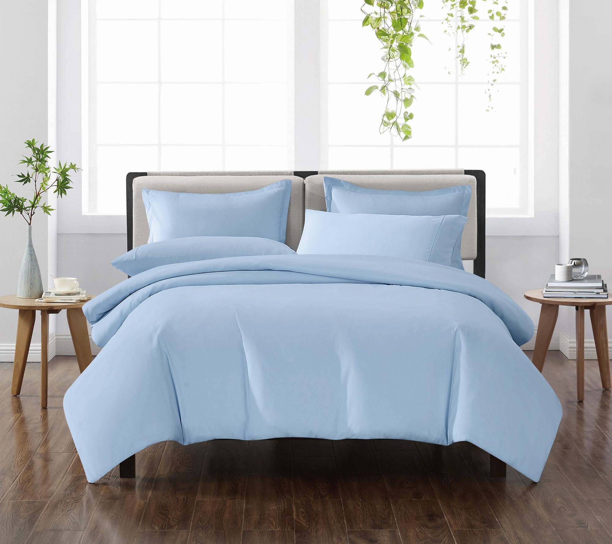 Cannon Heritage Solid Duvet Set King Duvet Set