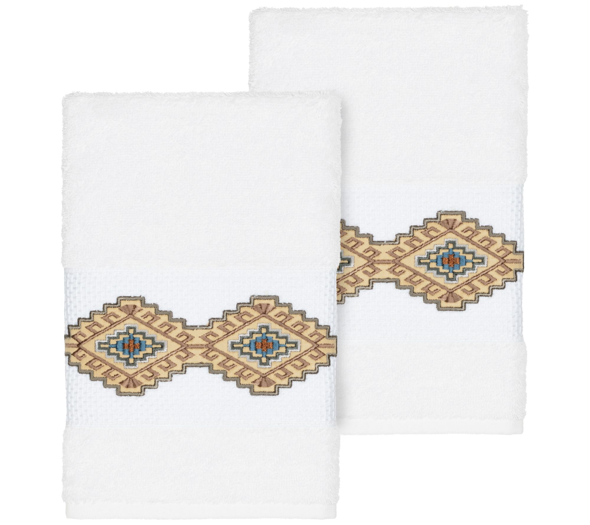 2pc Bee Dance Hand Towel Set - Linum Home Textiles