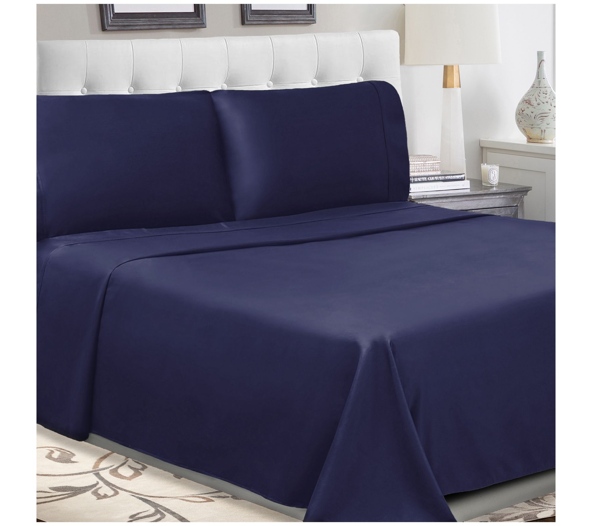 Superior Solid Cotton Percale Deep Pocket SheetSet CK