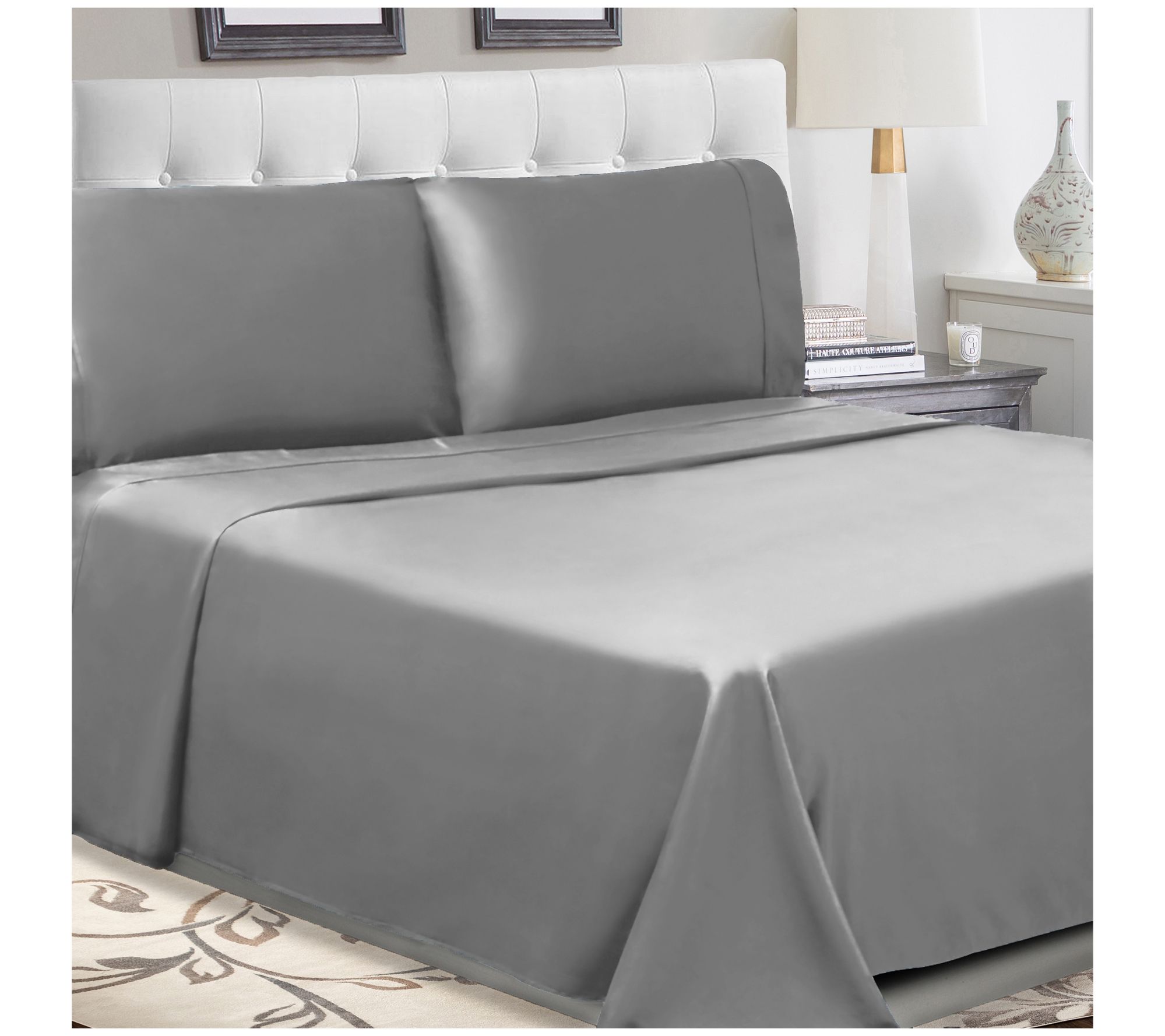 Superior Solid Cotton Percale Deep Pocket SheetSet CK