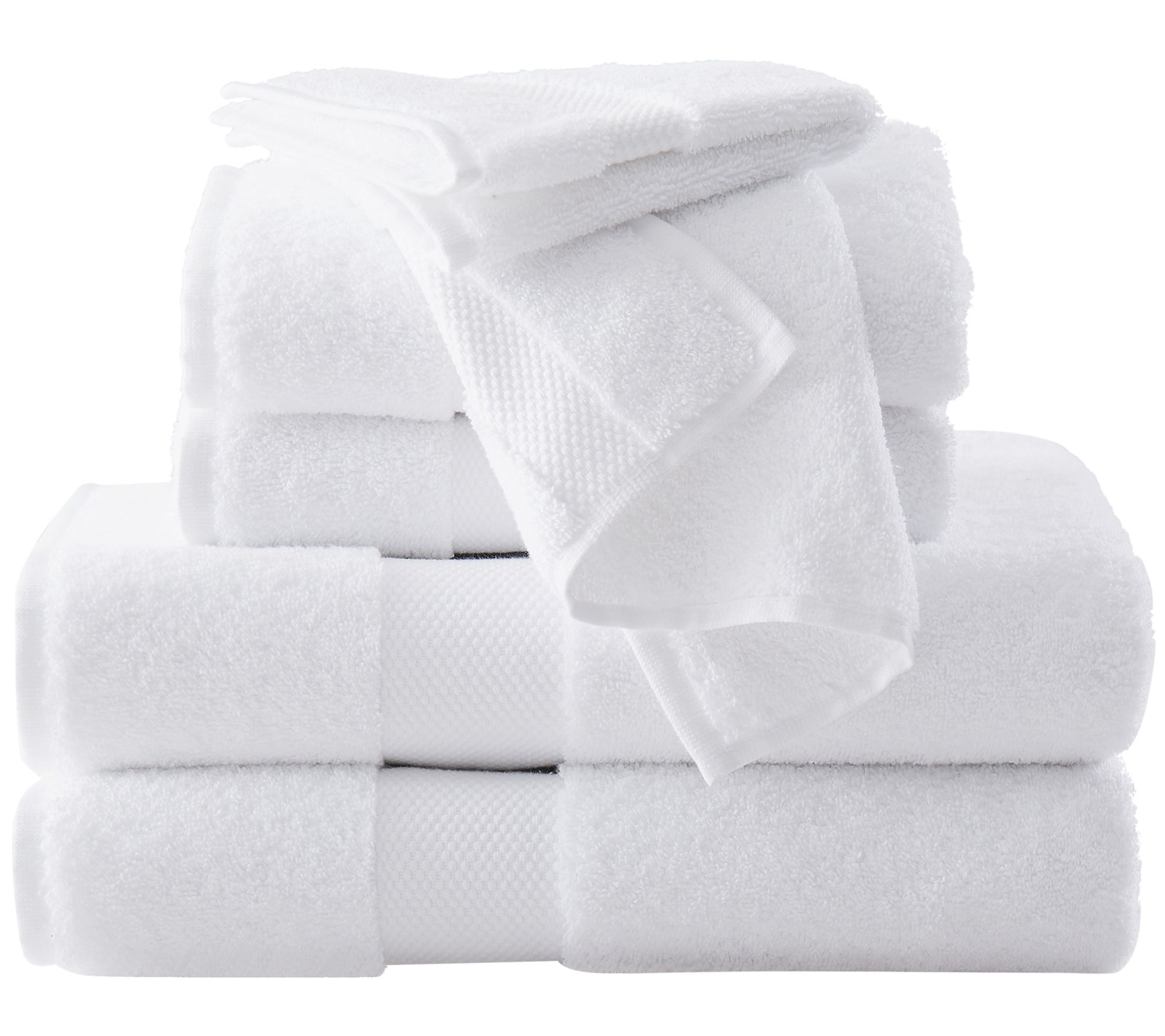 Brooklyn Loom Solid Turkish Cotton 6 Piece Towel Set