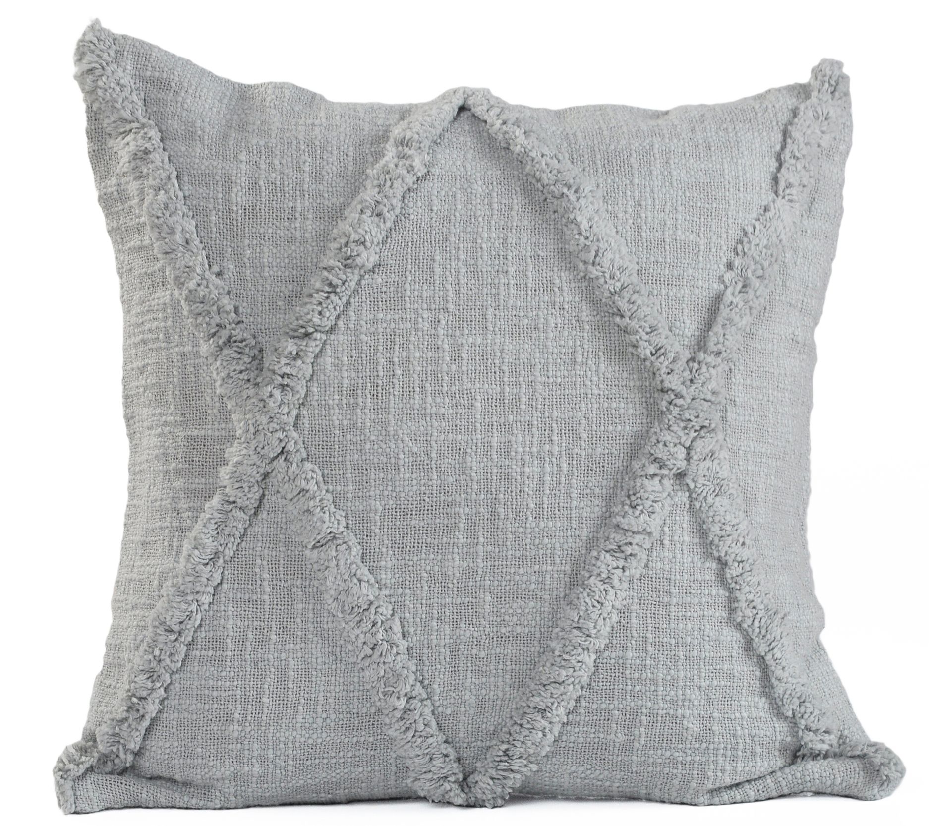Ox Bay Diamond Tufted Solid Throw Pillow
