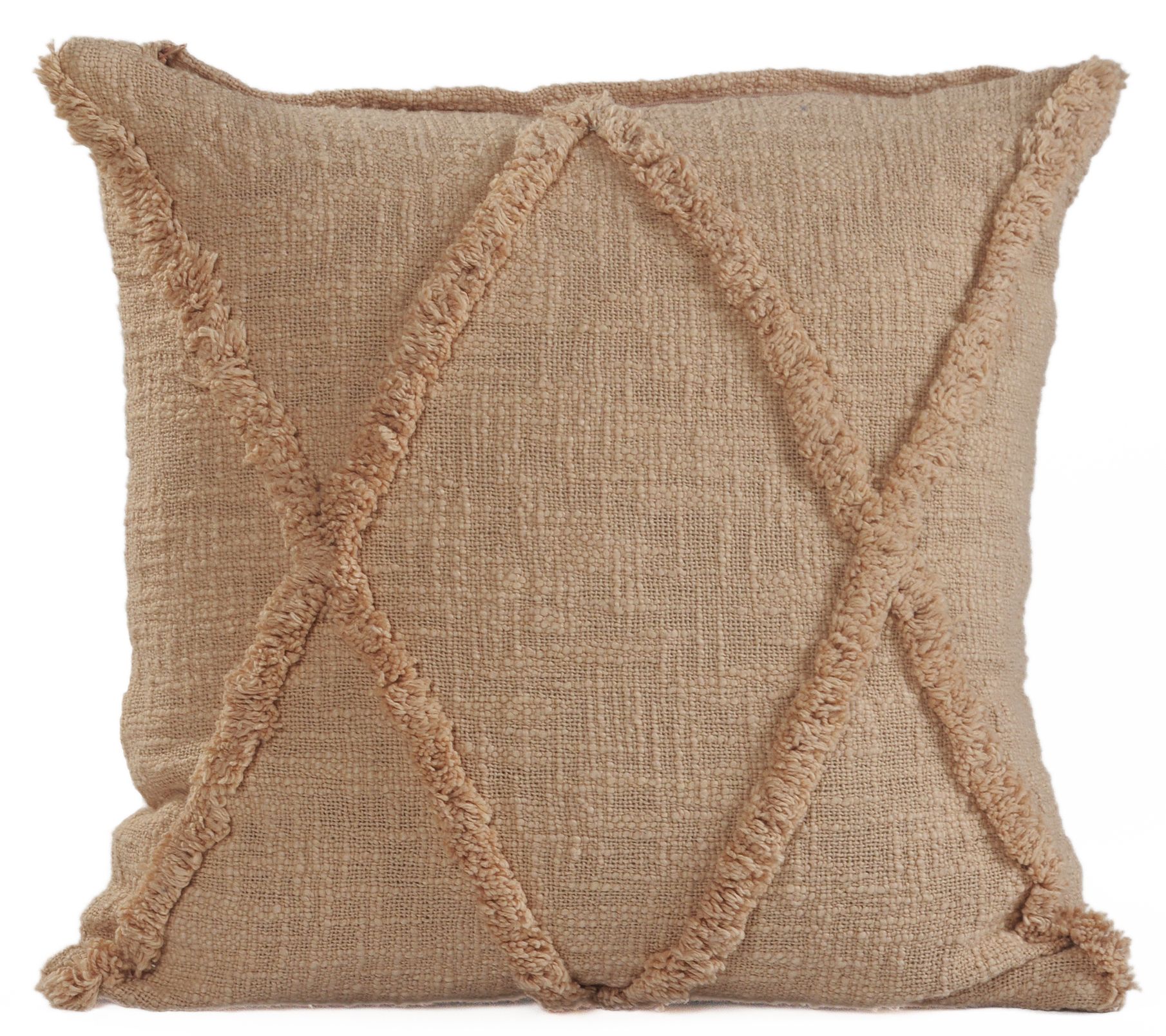 Ox Bay Diamond Tufted Solid Throw Pillow