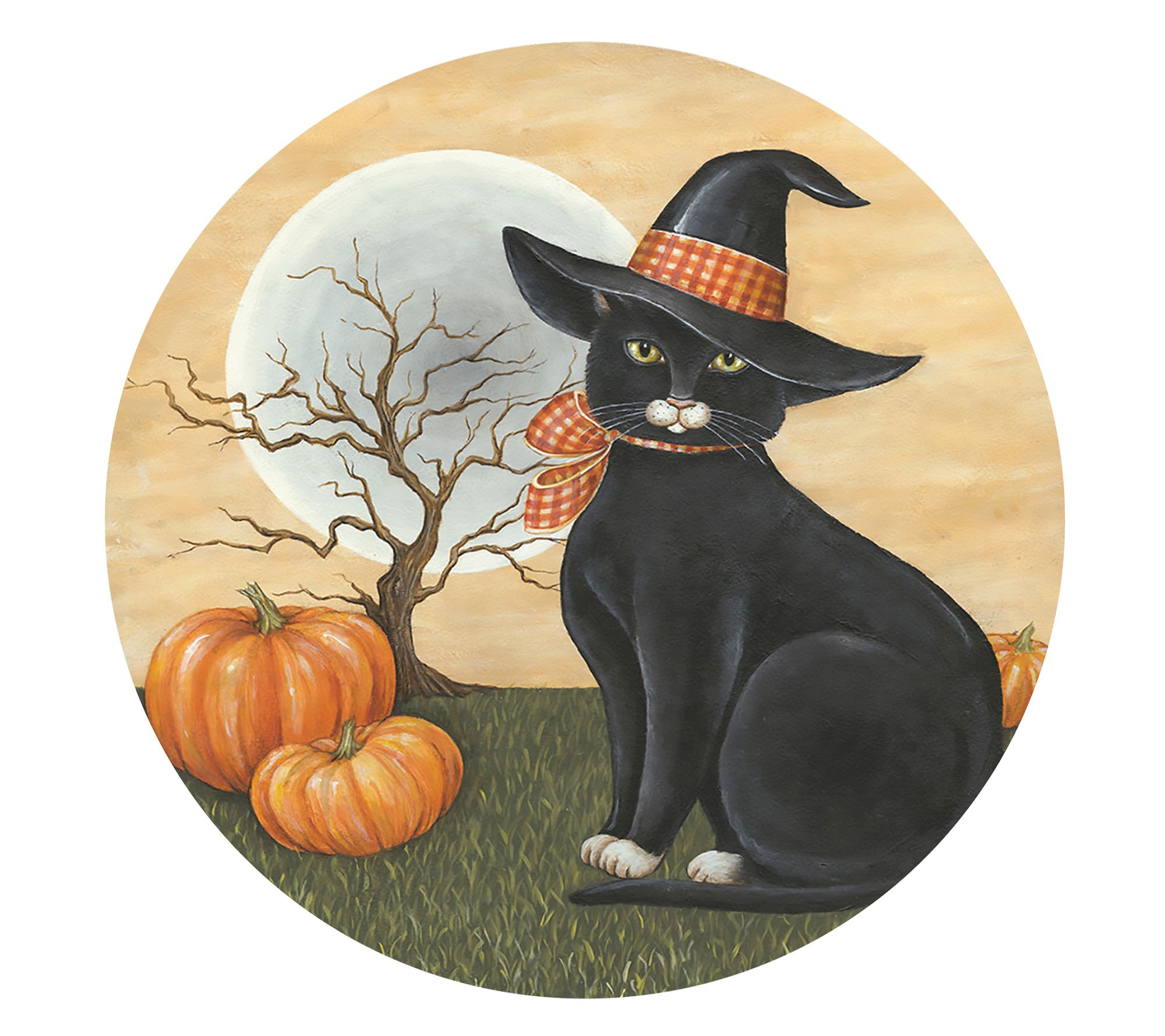 Courtside Market Pretty Kitty 12"Diam Circular Board
