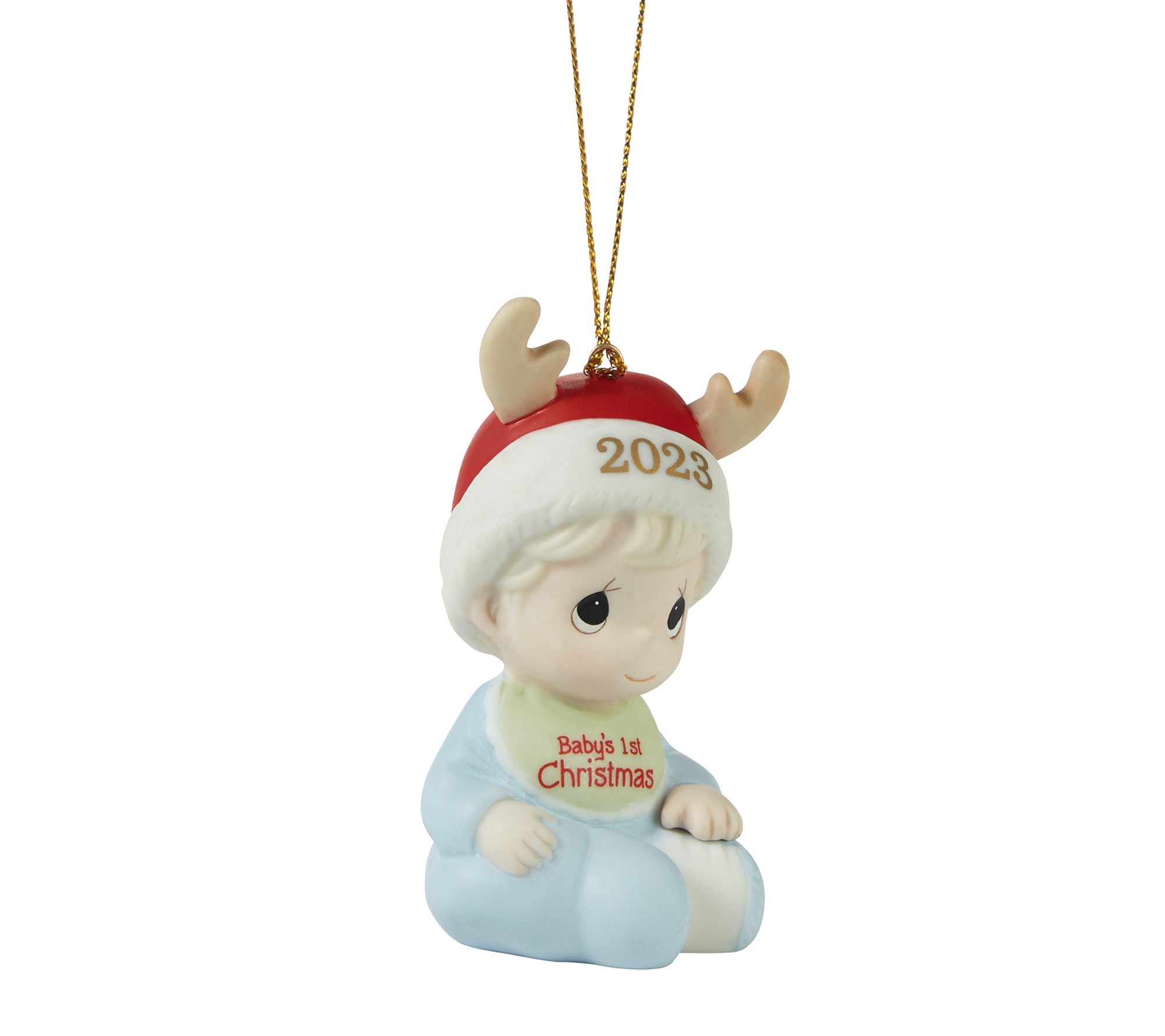 Precious Moments Baby's First Christmas 2023 Boy Ornament