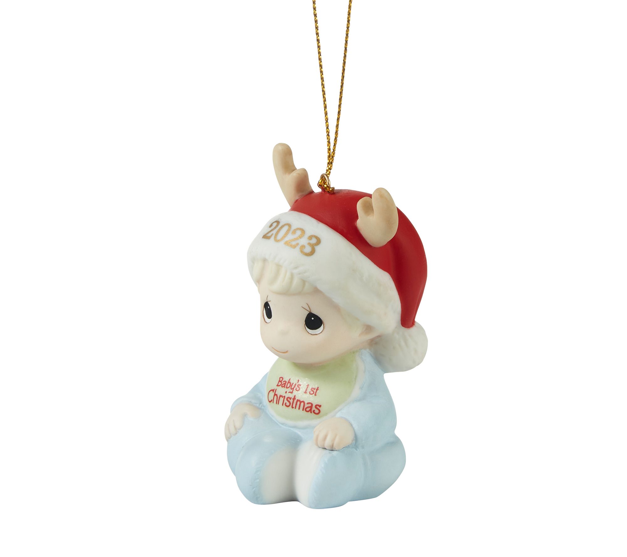 Precious Moments Baby's First Christmas 2023 Boy Ornament