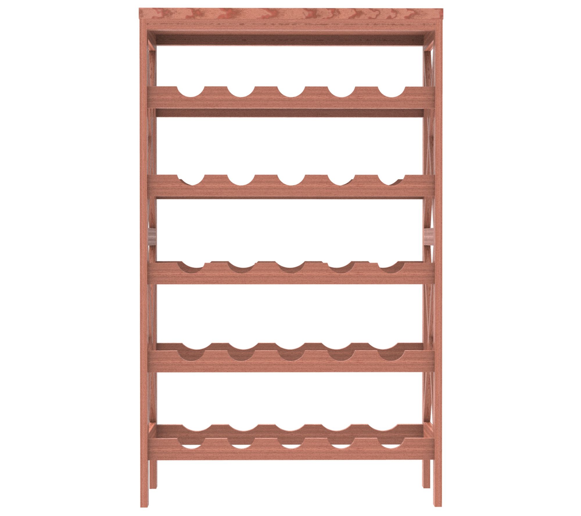 Lavish Home Wine Rack Freestanding Wine Bottle Holder