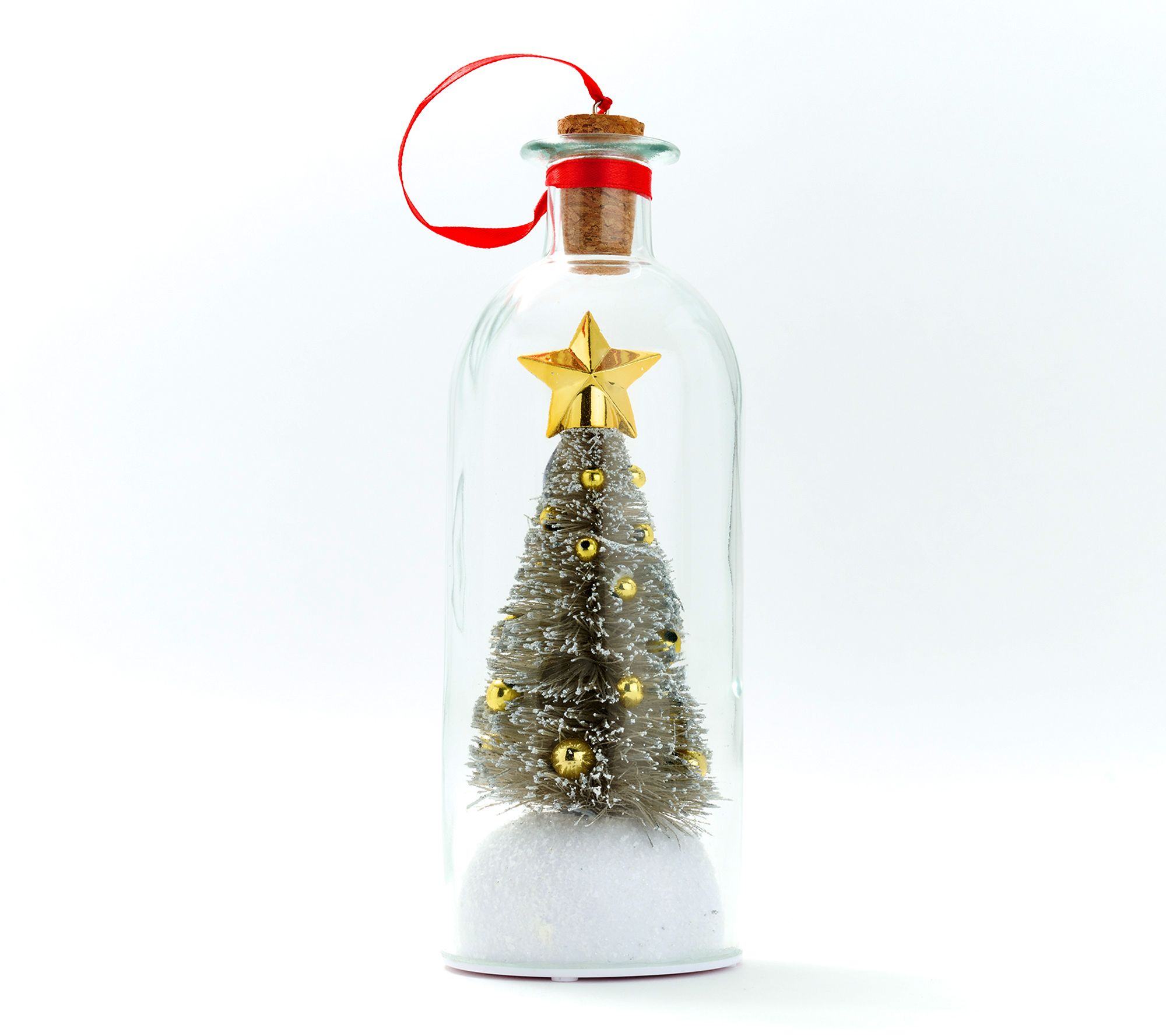 Mr. Christmas 8" Recordable Christmas Tree Message In A Bottle