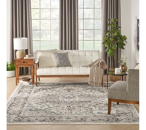 Nourison Concerto Ivory/Grey 8' x 10' CNC05 Rug