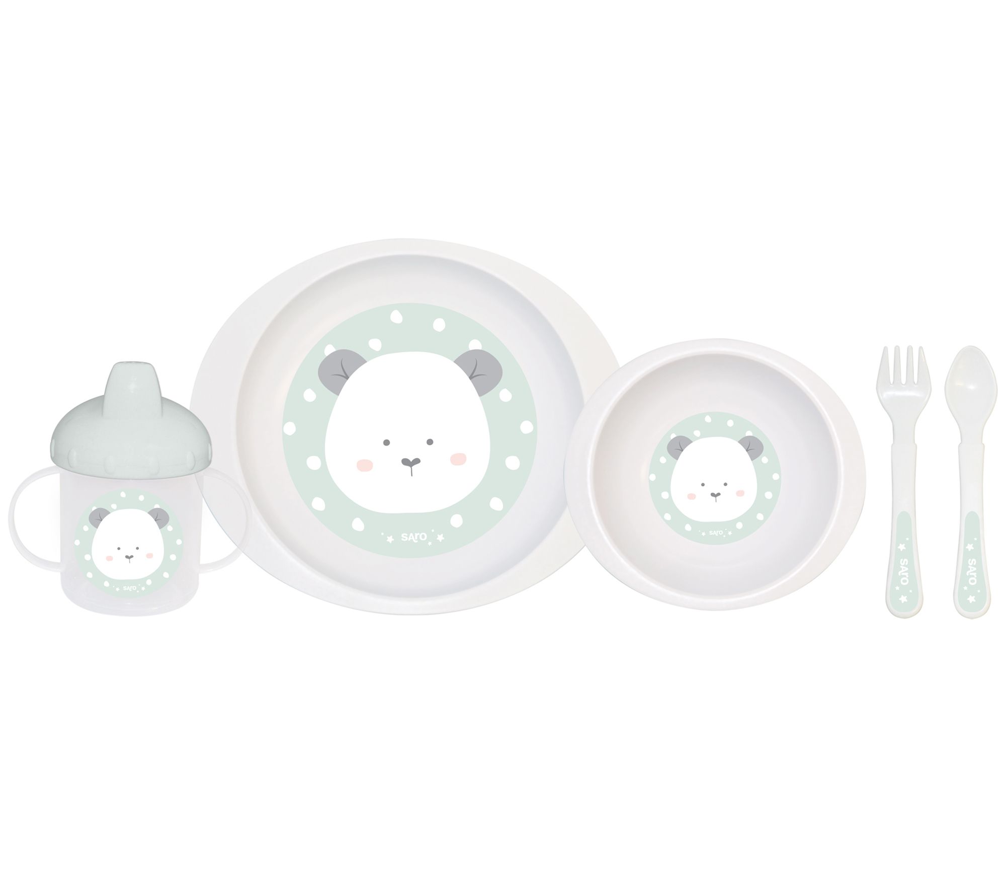 SARO Sweet & Fun 5 Piece Feeding Set