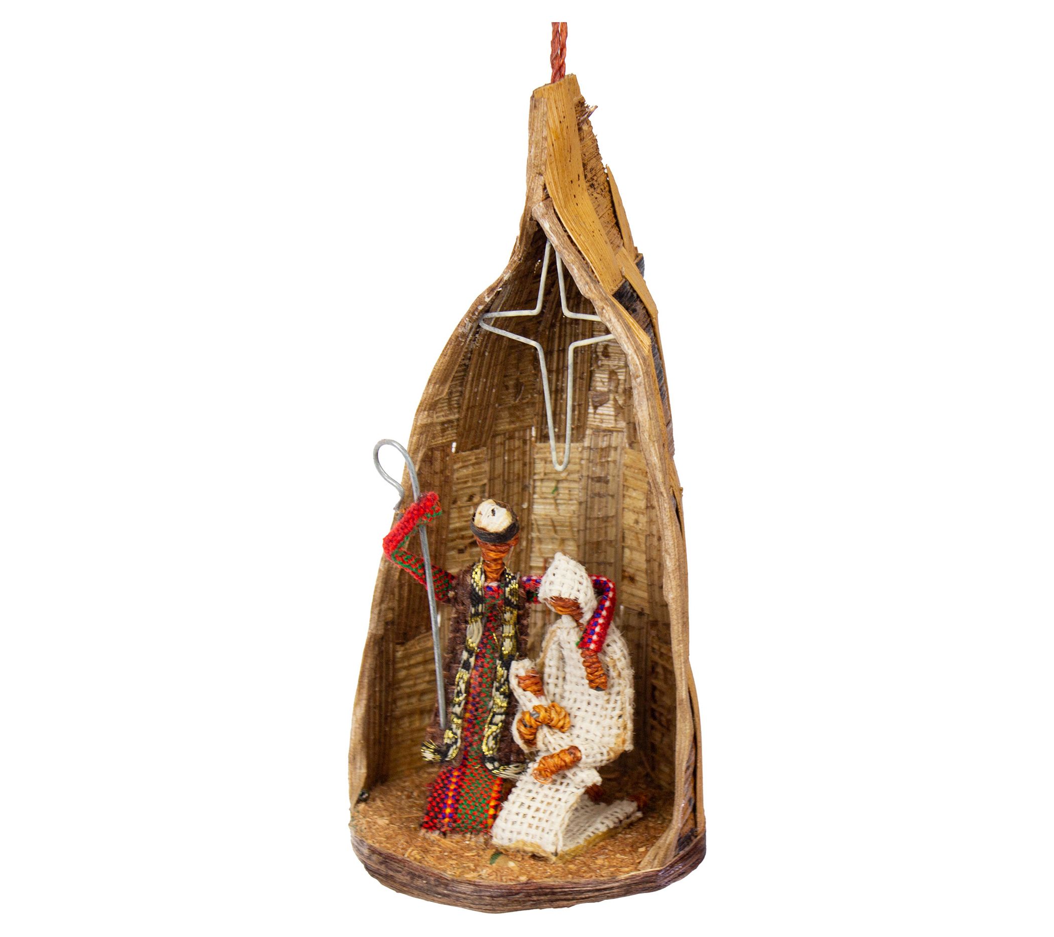 Global Crafts Holy Family Nativity Christmas Ornament