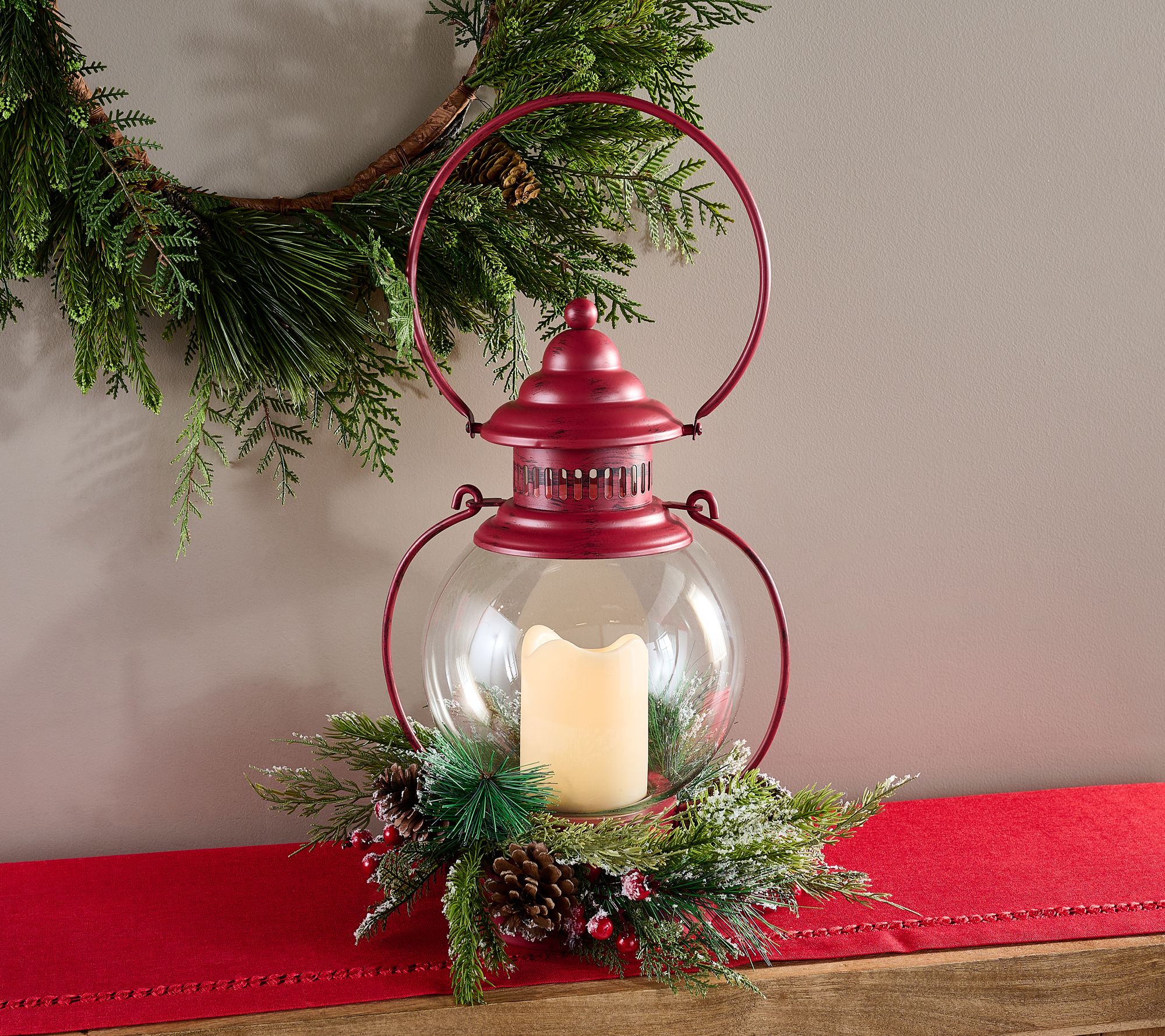 "As Is" Home Reflections Indoor/Outdoor 16" Hanging Lantern