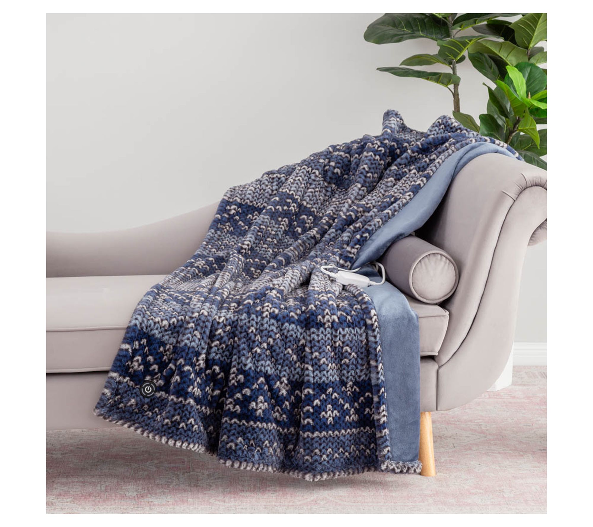 Berkshire Blanket & Home Faux Fur VelvetLoft Heated Throw