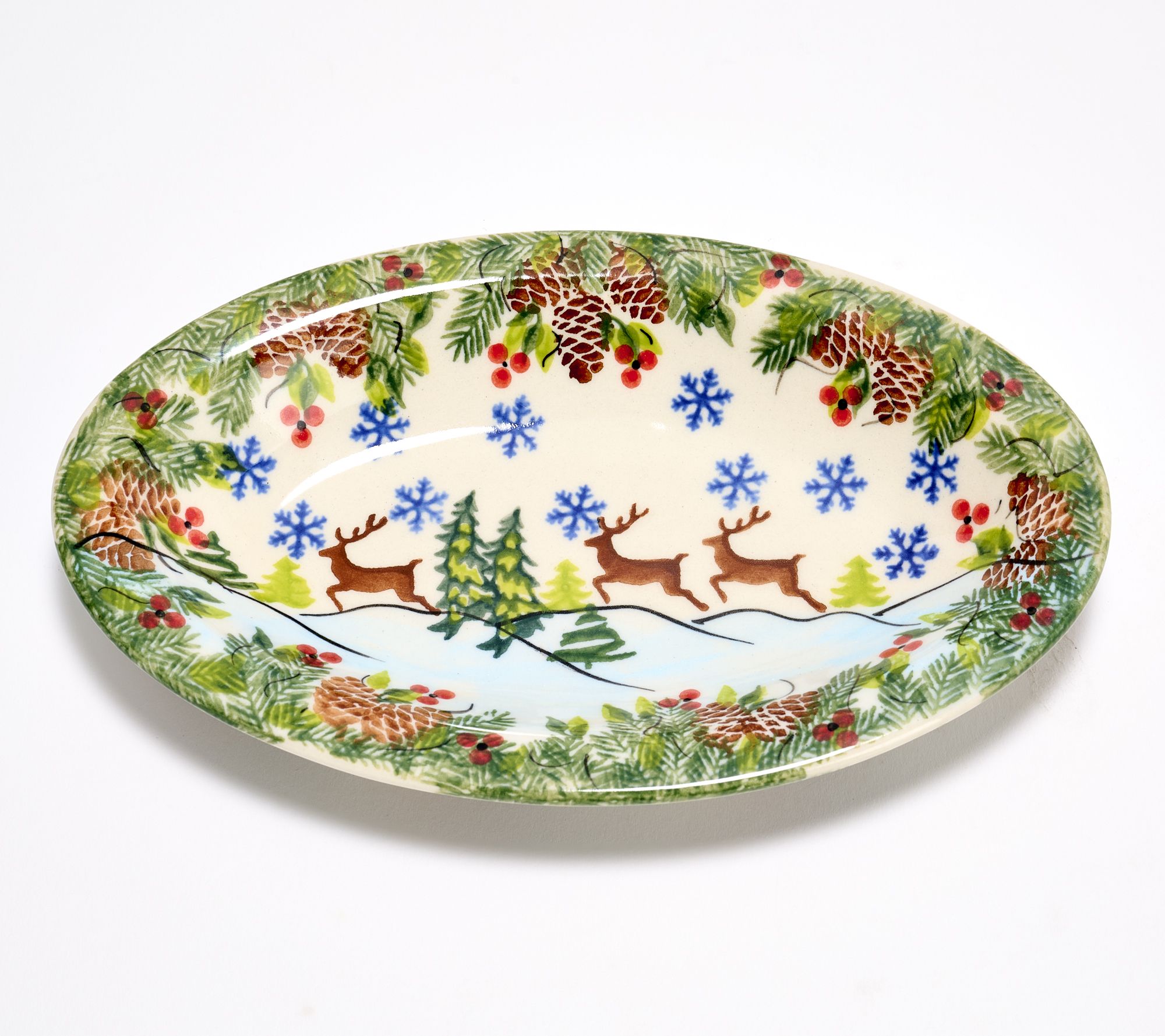 Lidia's Polish Pottery Mini Milano Platter