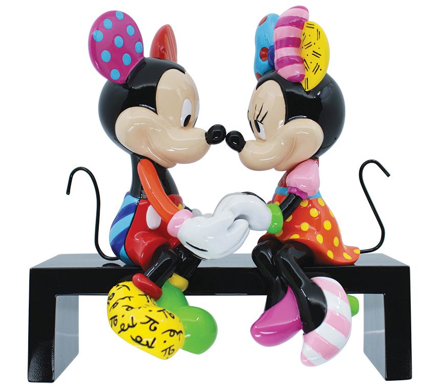 Disney by Britto Mickey & Minnie Love Figurine6"H