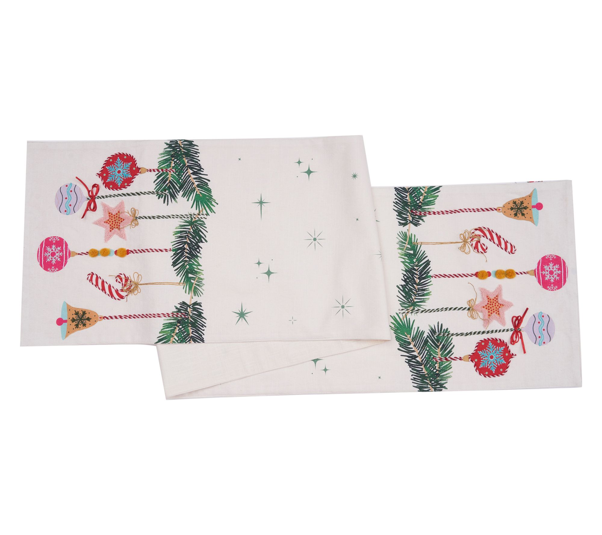Vintage Christmas Table Runner by Valerie