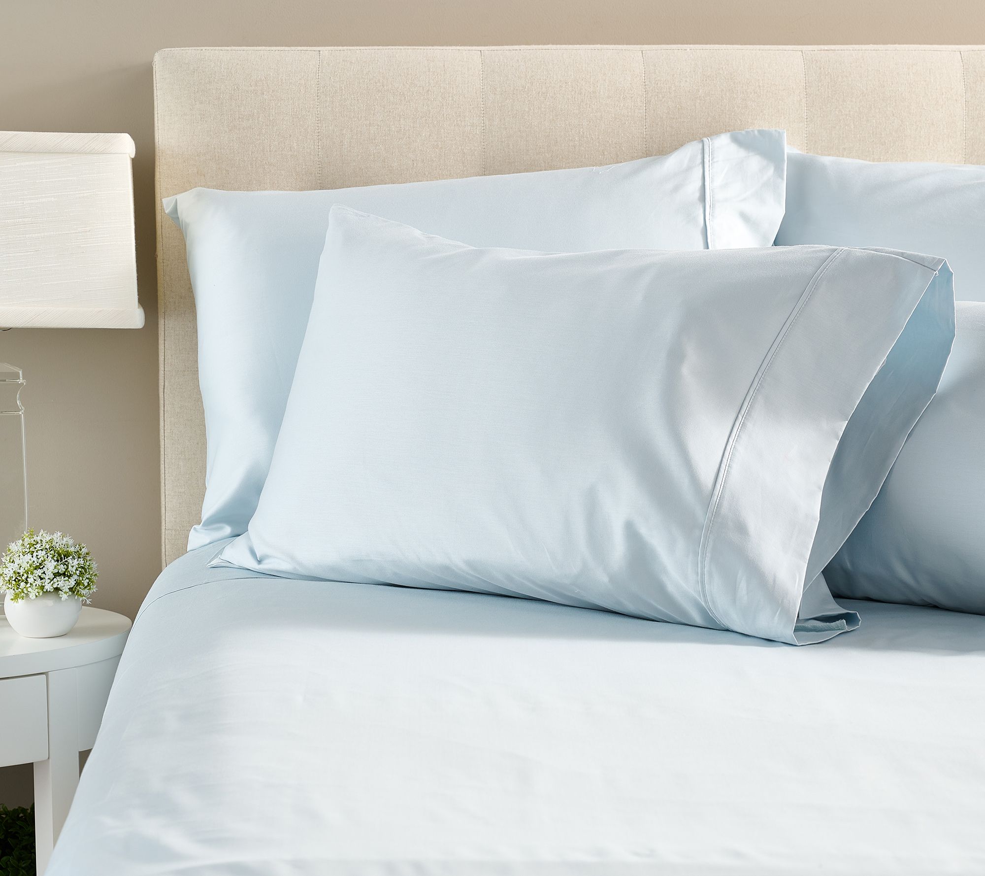 "As Is" Northern Nights 400TC Air Rich Sheet Set with Extra Cases-SKG