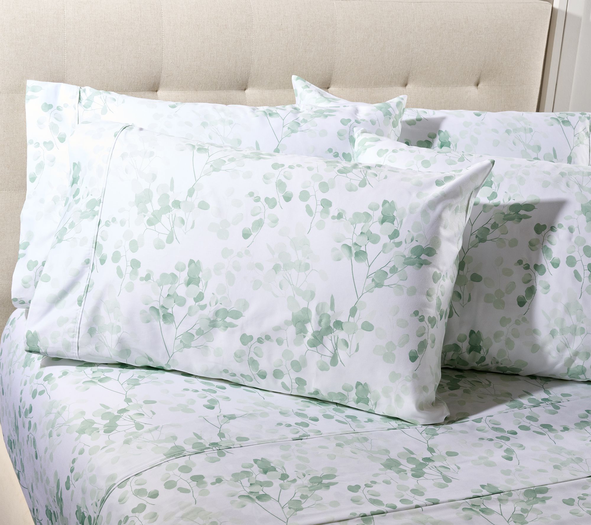 "As Is" Northern Nights 400TC Air Rich Sheet Set with Extra Cases-SKG