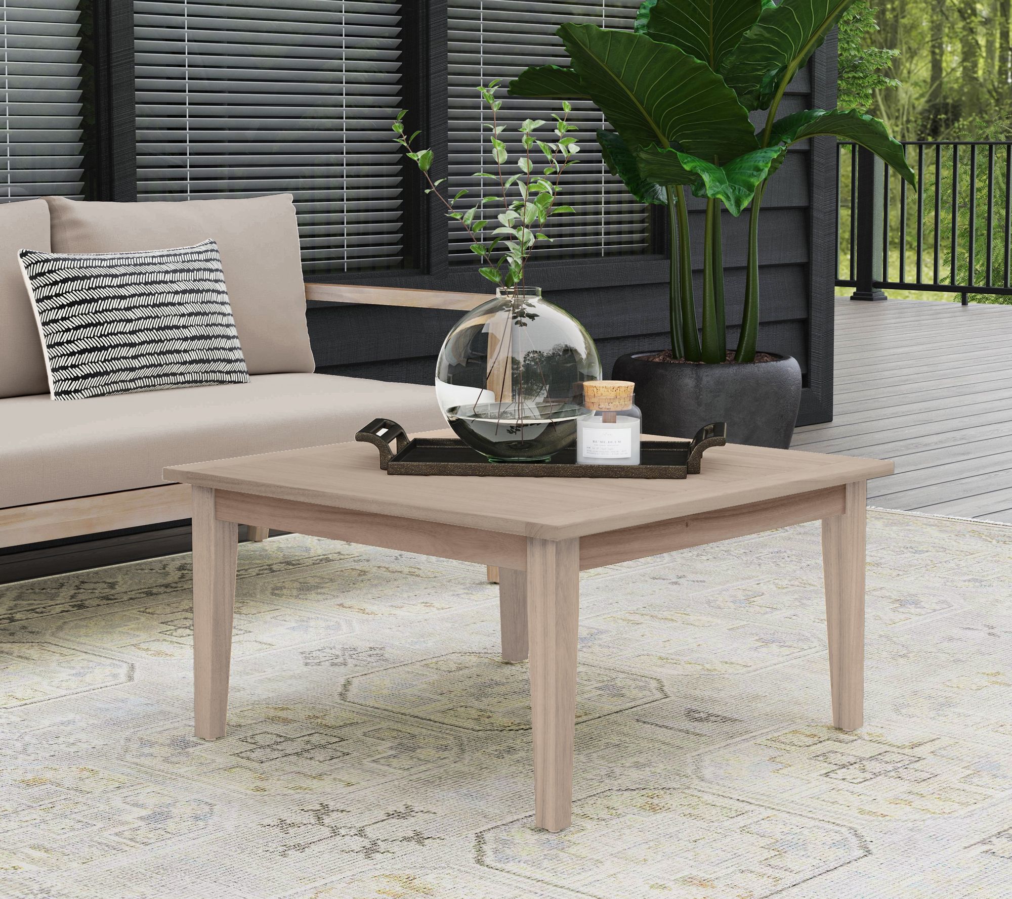 Linon Home Teagon Square Coffee Table