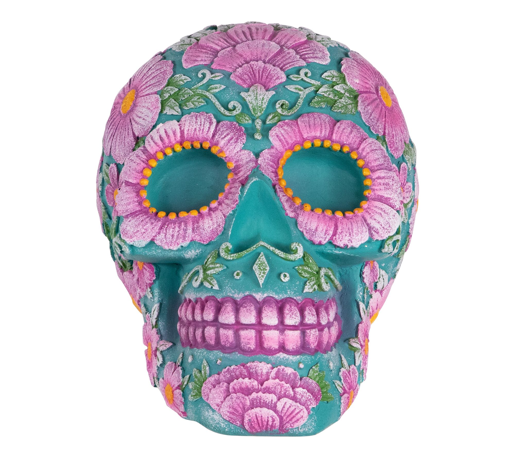 Northlight Day of the Dead Skull Coin Bank 7.75"
