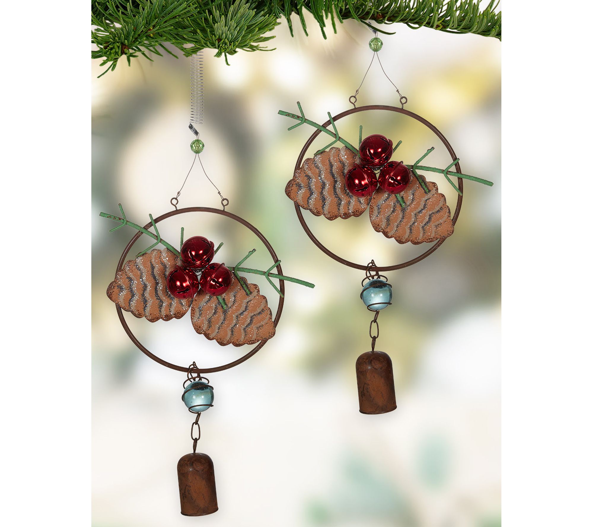 Sunset Vista Designs Pinecones Bouncy Set of 2