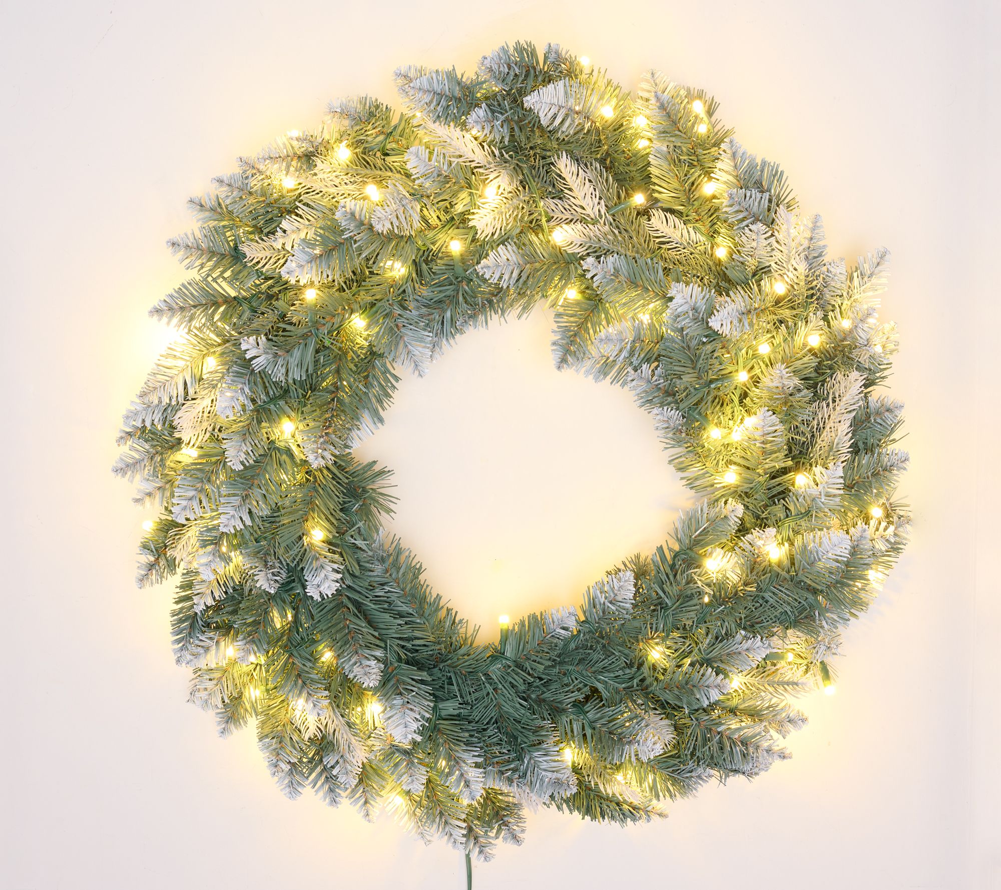 "As Is" Bethlehem Lights 26"Color Prism Indoor/ Outdoor Wreath