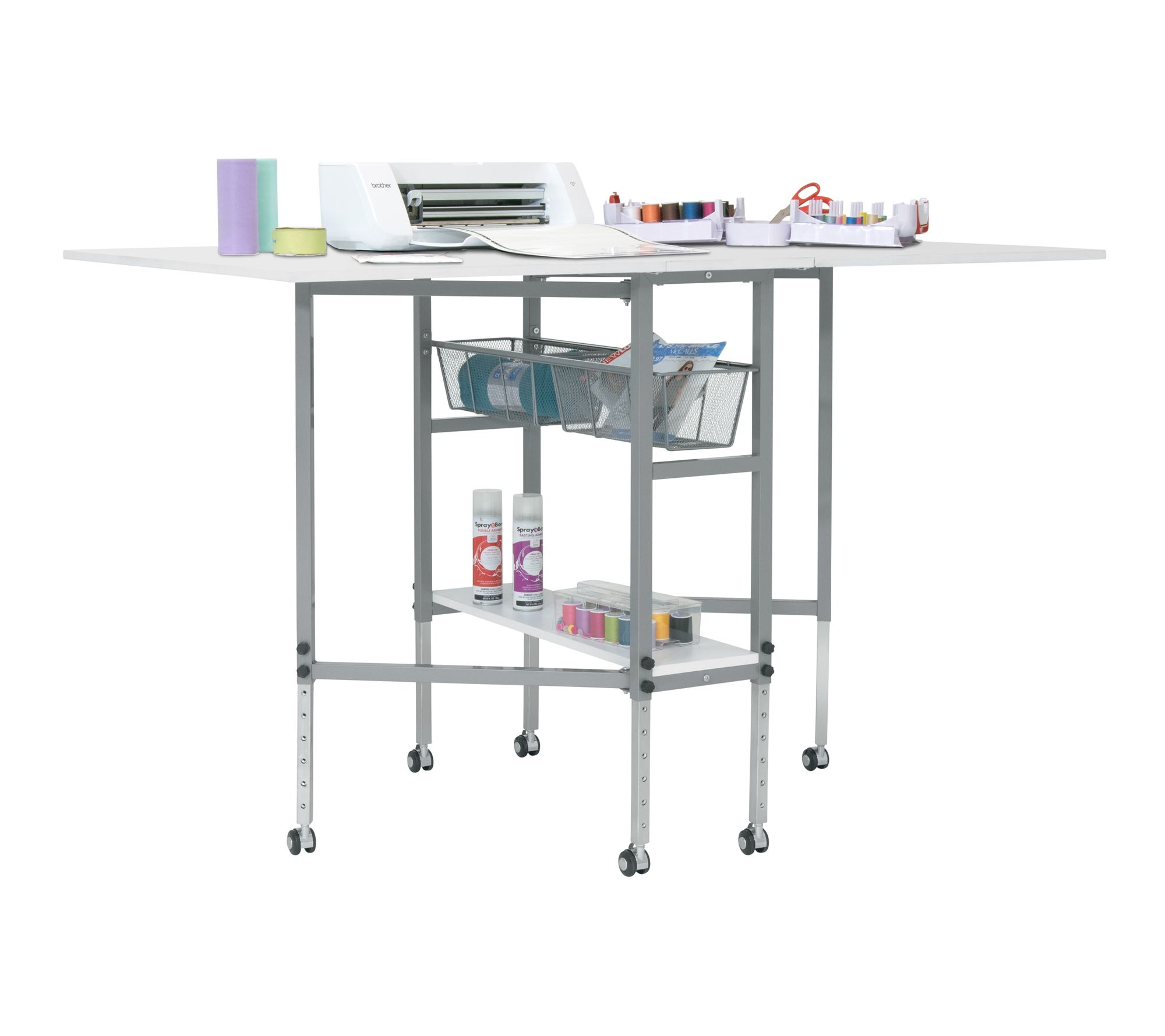 Sew Ready Craft/ Multipurpose Height AdjustableTable