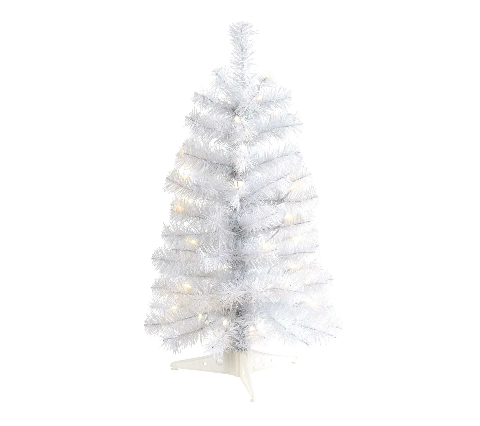2-ft White ChristmasTree by Nearly Natural