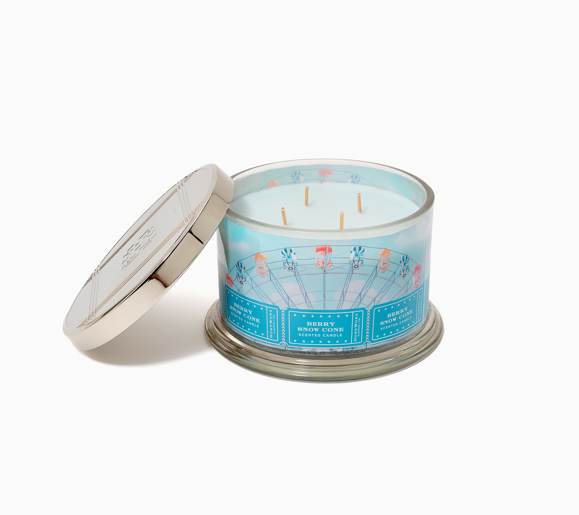HomeWorx by Slatkin + Co. 18oz Berry Snow Cone Candle