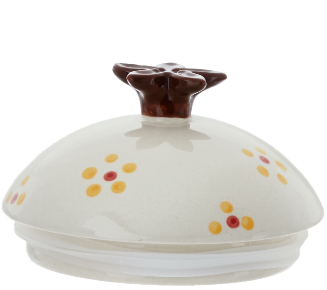 Temptations Old World or Floral Lace 9" Cookie Jar