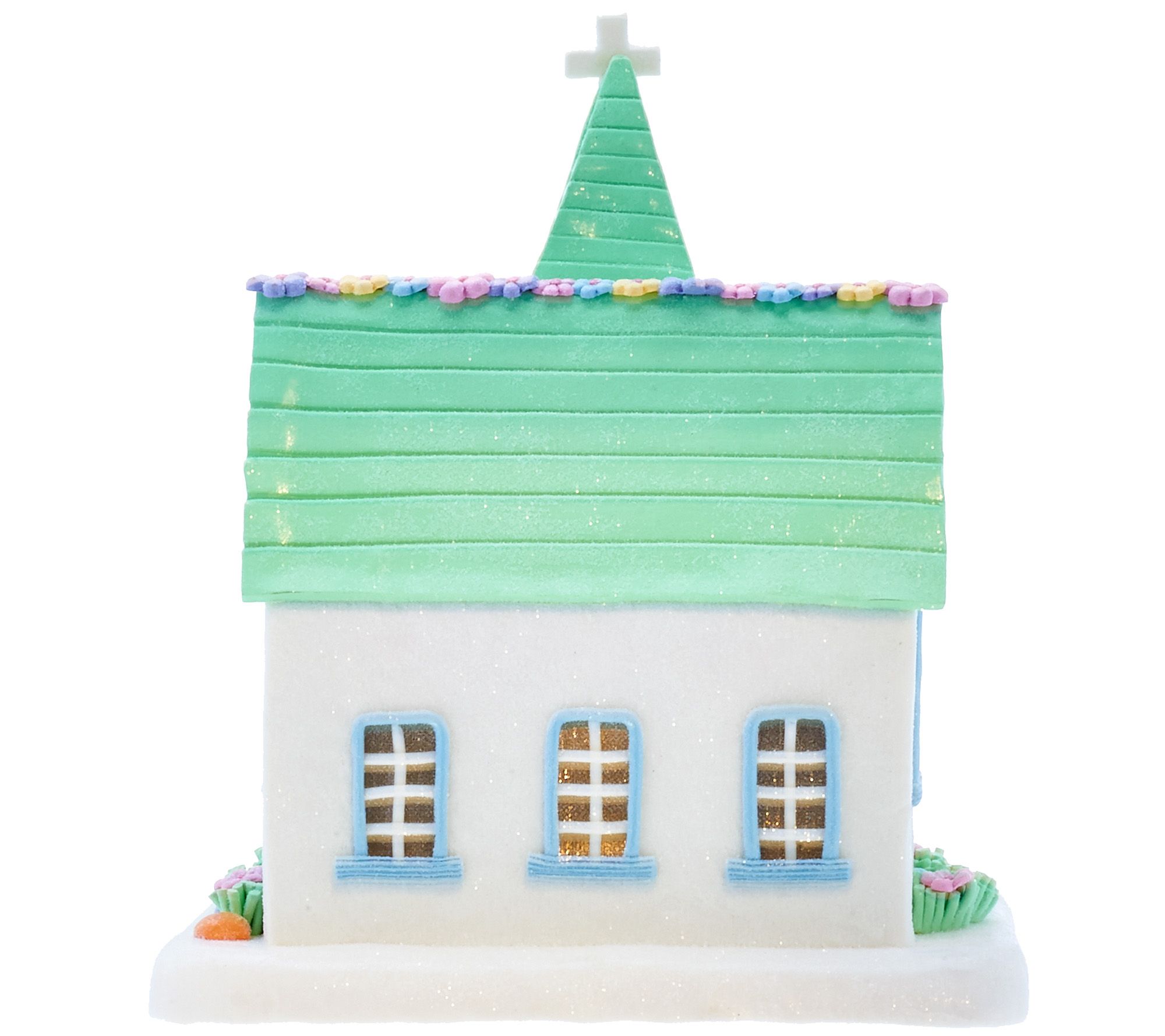 Illuminated Easter House by Valerie