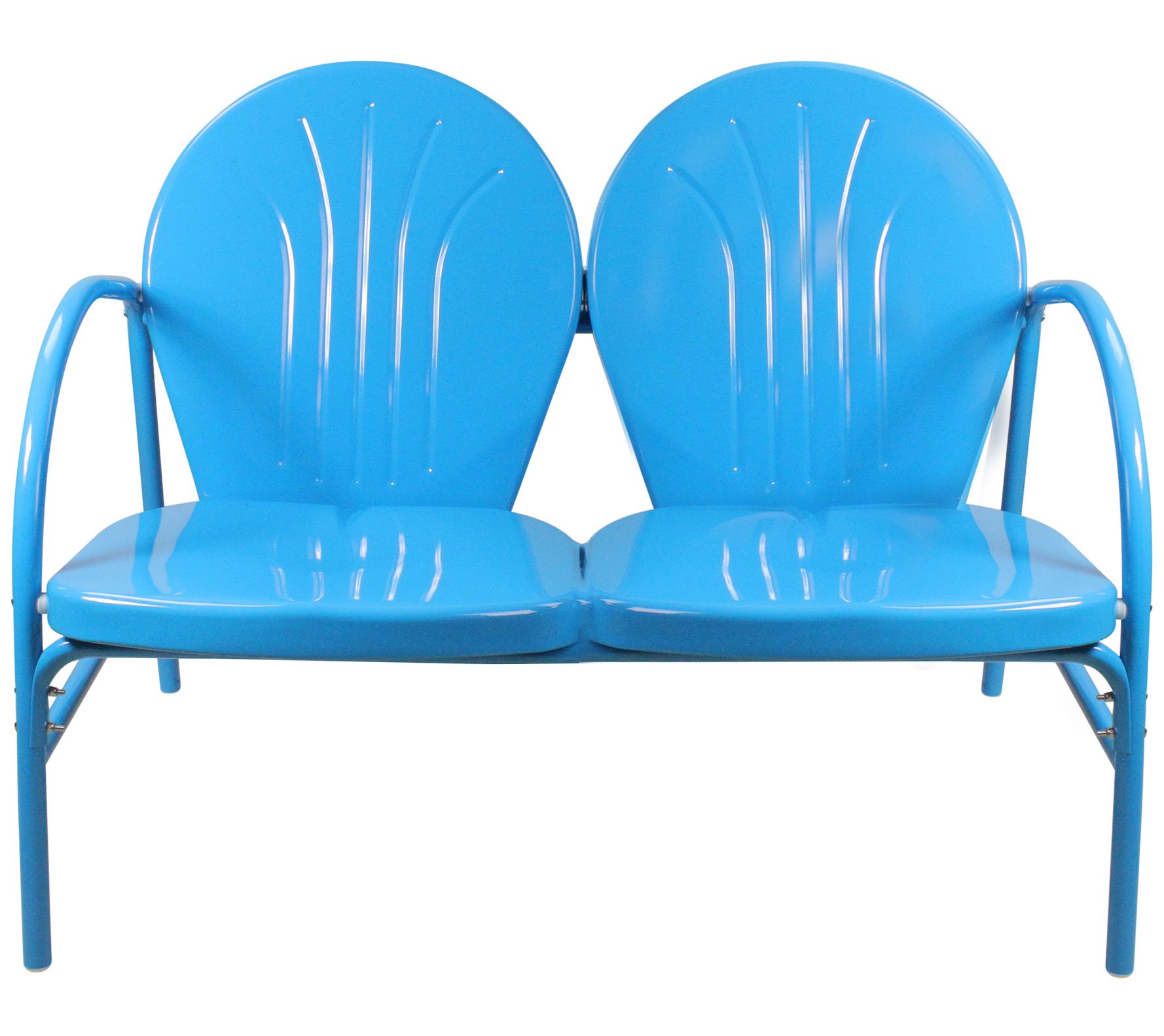 Northlight 47" Outdoor Retro Tulip Loveseat