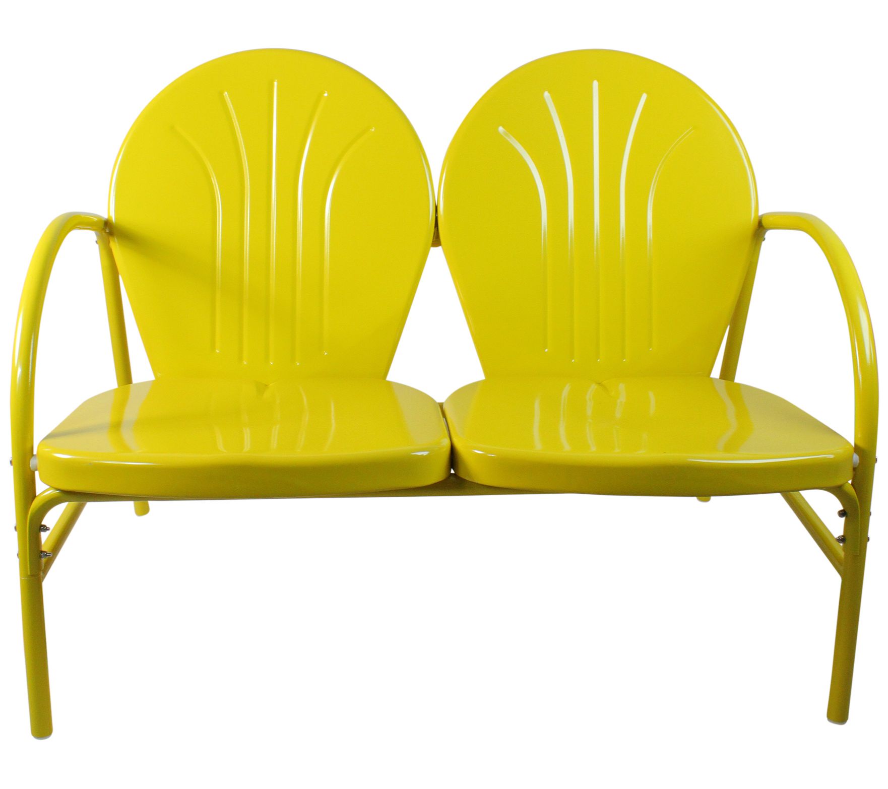 Northlight 47" Outdoor Retro Tulip Loveseat