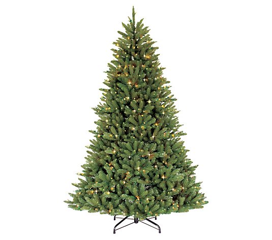Puleo10' Pre-Lit  Fraser Fir Artificial Christmas Tree