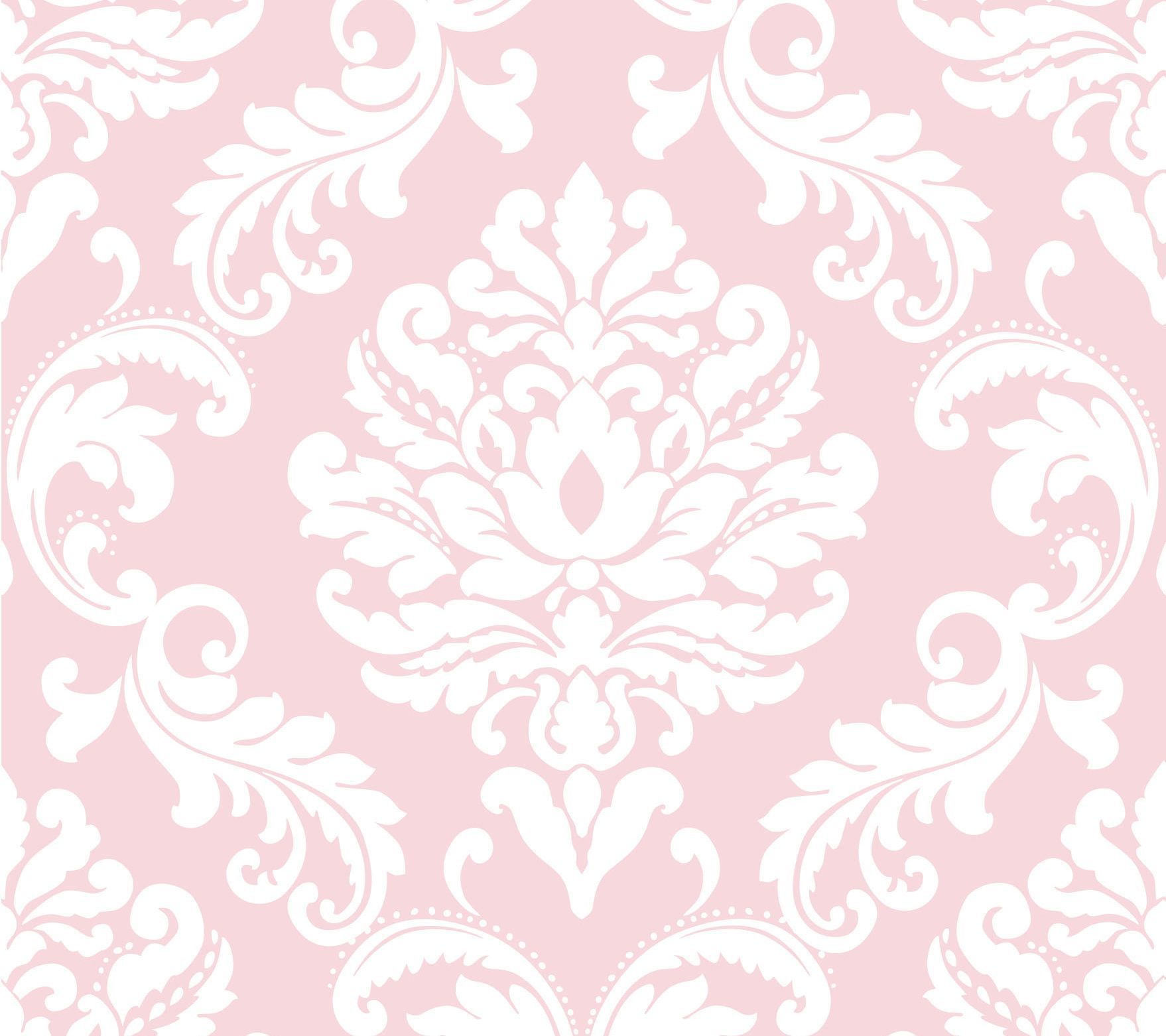 Pink Ariel Peel & Stick Wallpaper