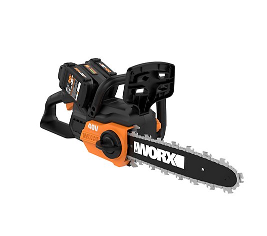 WORX POWER SHARE 40V 12in Cordless Chainsaw w/ Auto Tension 