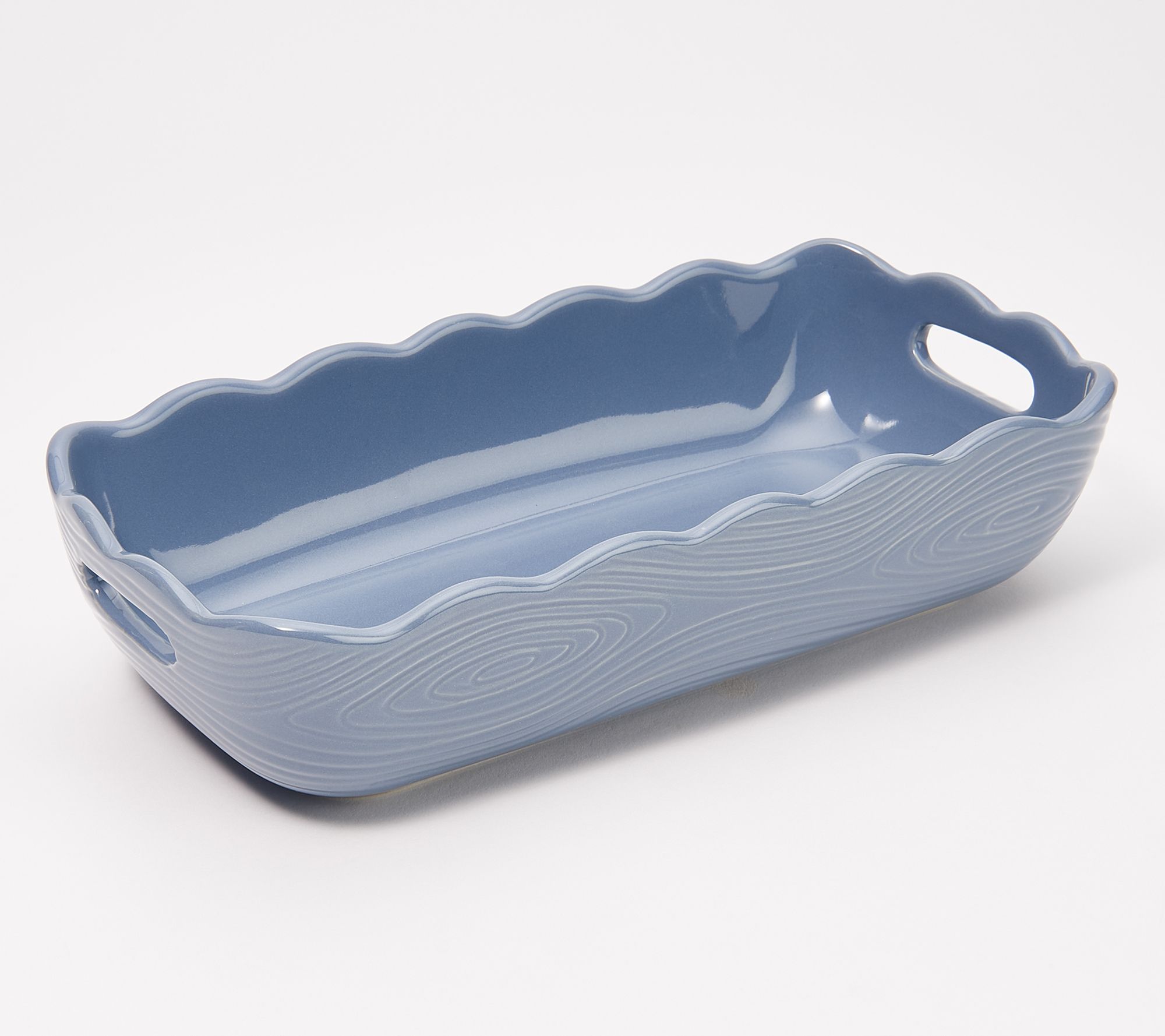 Temptations Woodland 10" Bread Basket with Handles