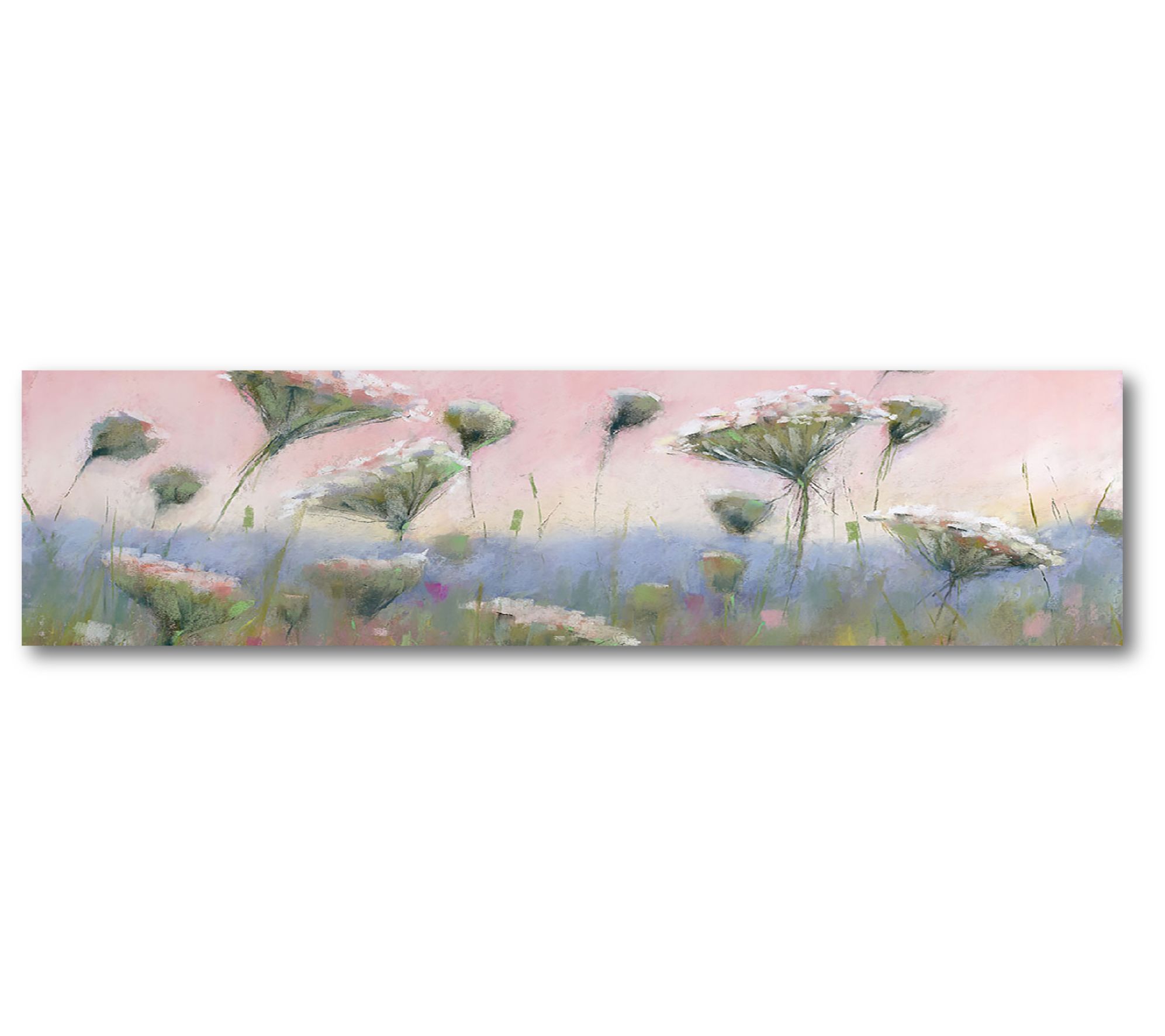 Courtside Market Queen Anne's Lace 6" x 24" Wooden Panel