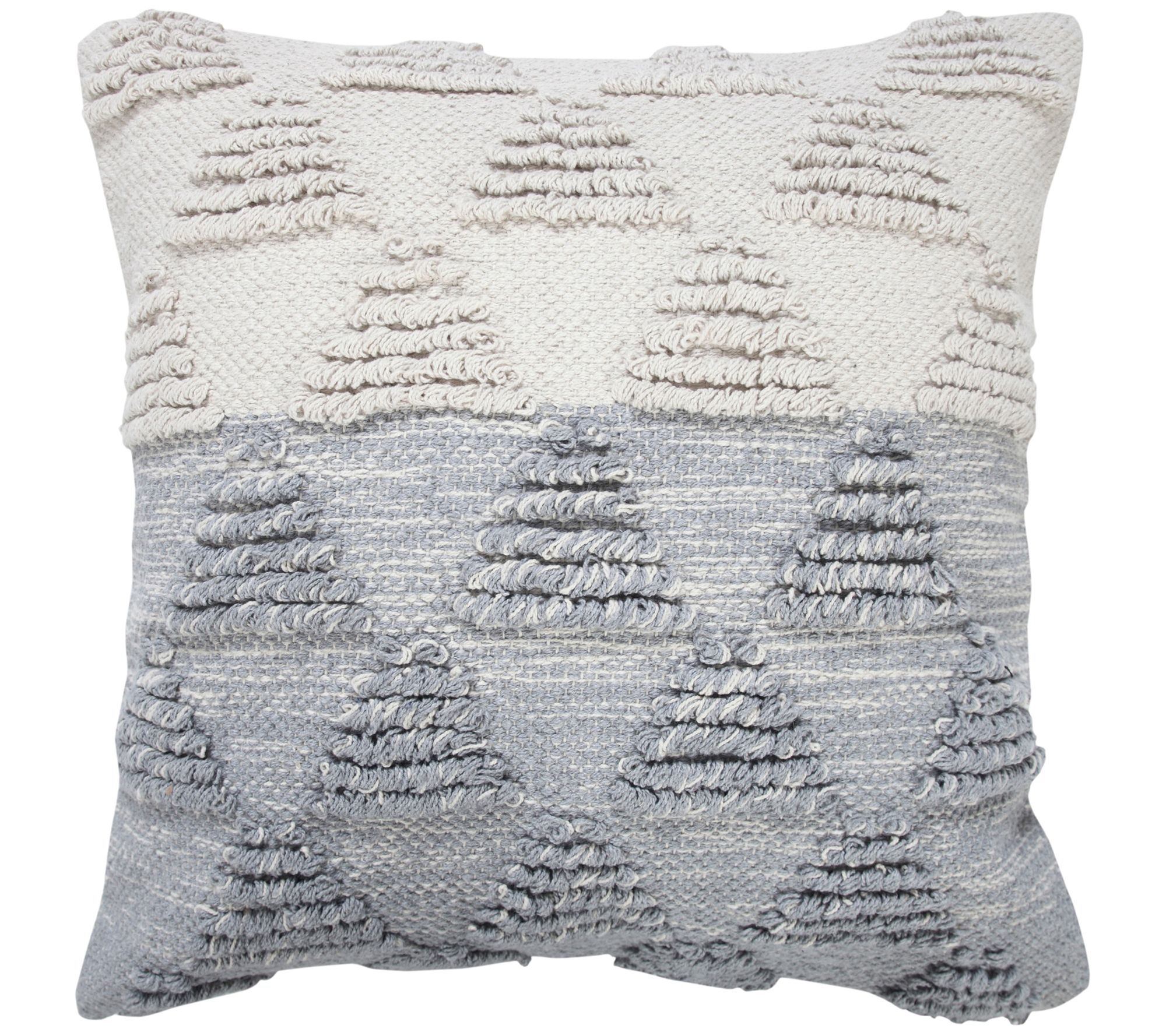 Ox Bay Geometric Textured Triangle Throw Pillow