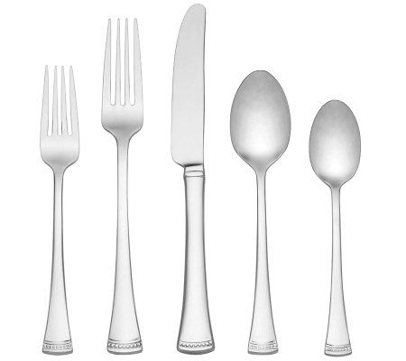 Lenox 65-Piece French Perle Flatware Set