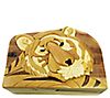 Carver Dan's Tiger Puzzle Box with Magnet Closures