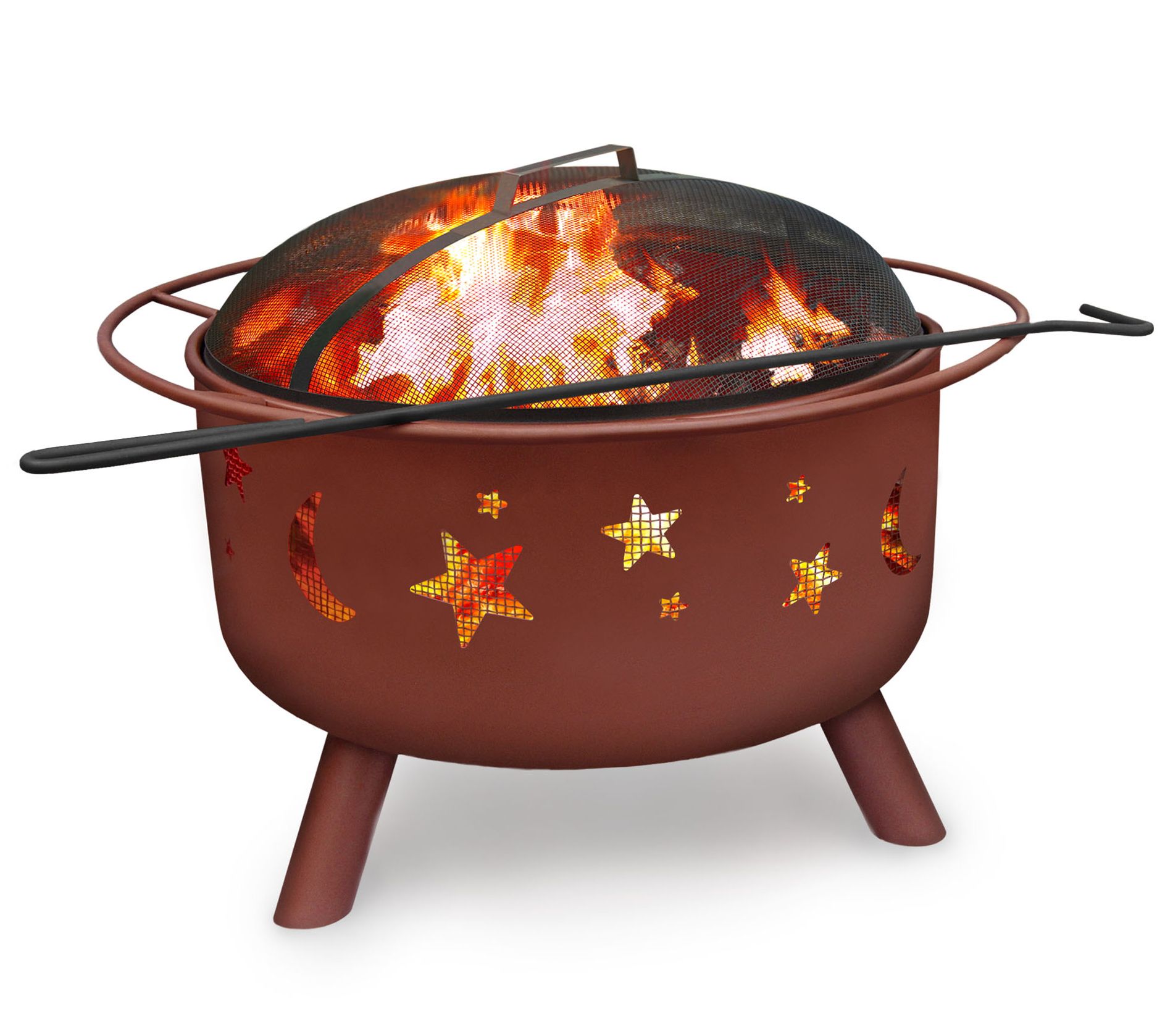 Landmann Big Sky Stars Moons Fire Pit Qvc Com