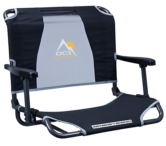 GCI Outdoor Big Comfort Stadium Chair with Armrests