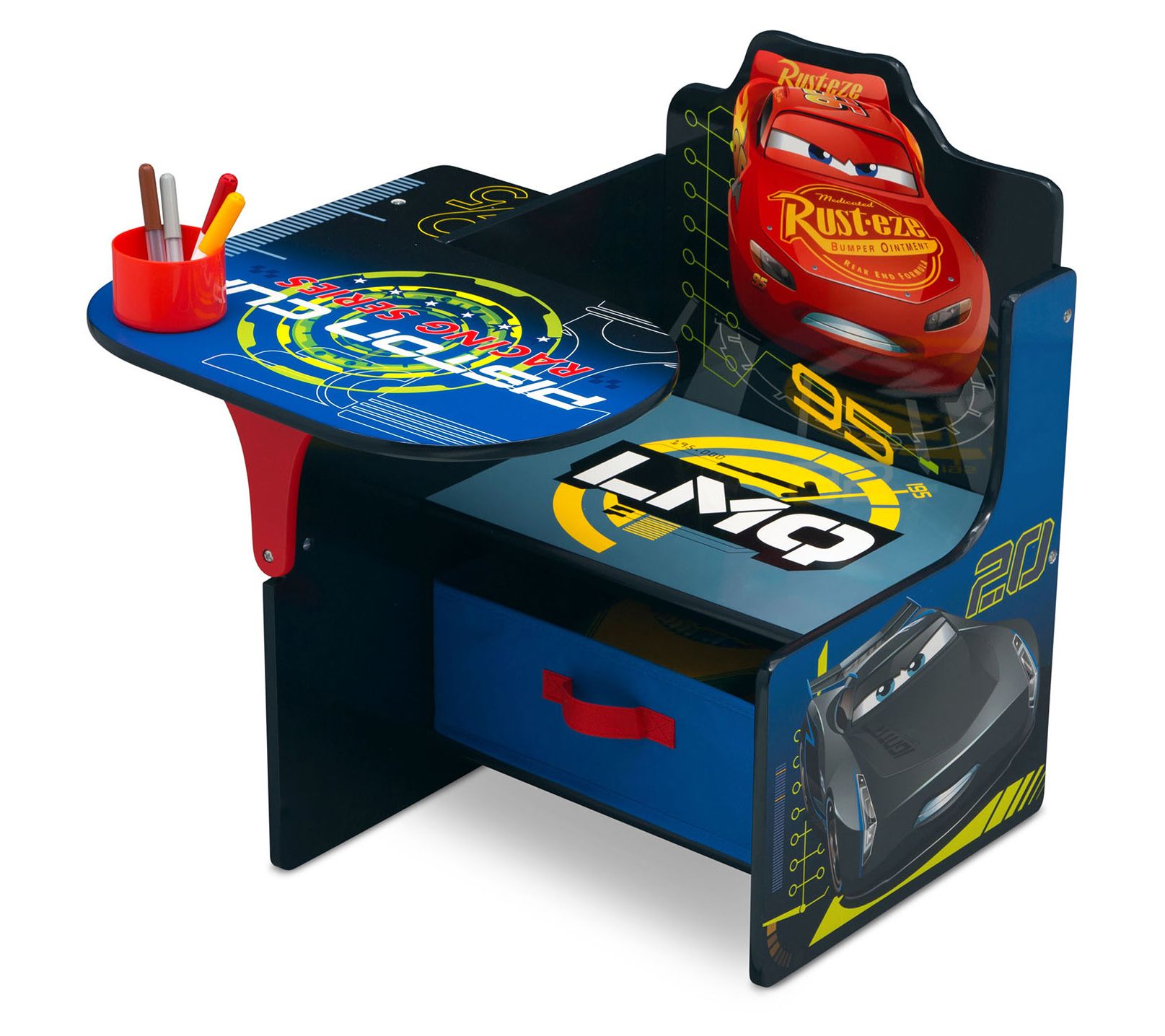 Delta Children Disney Cars Chair Desk with Storge Bin