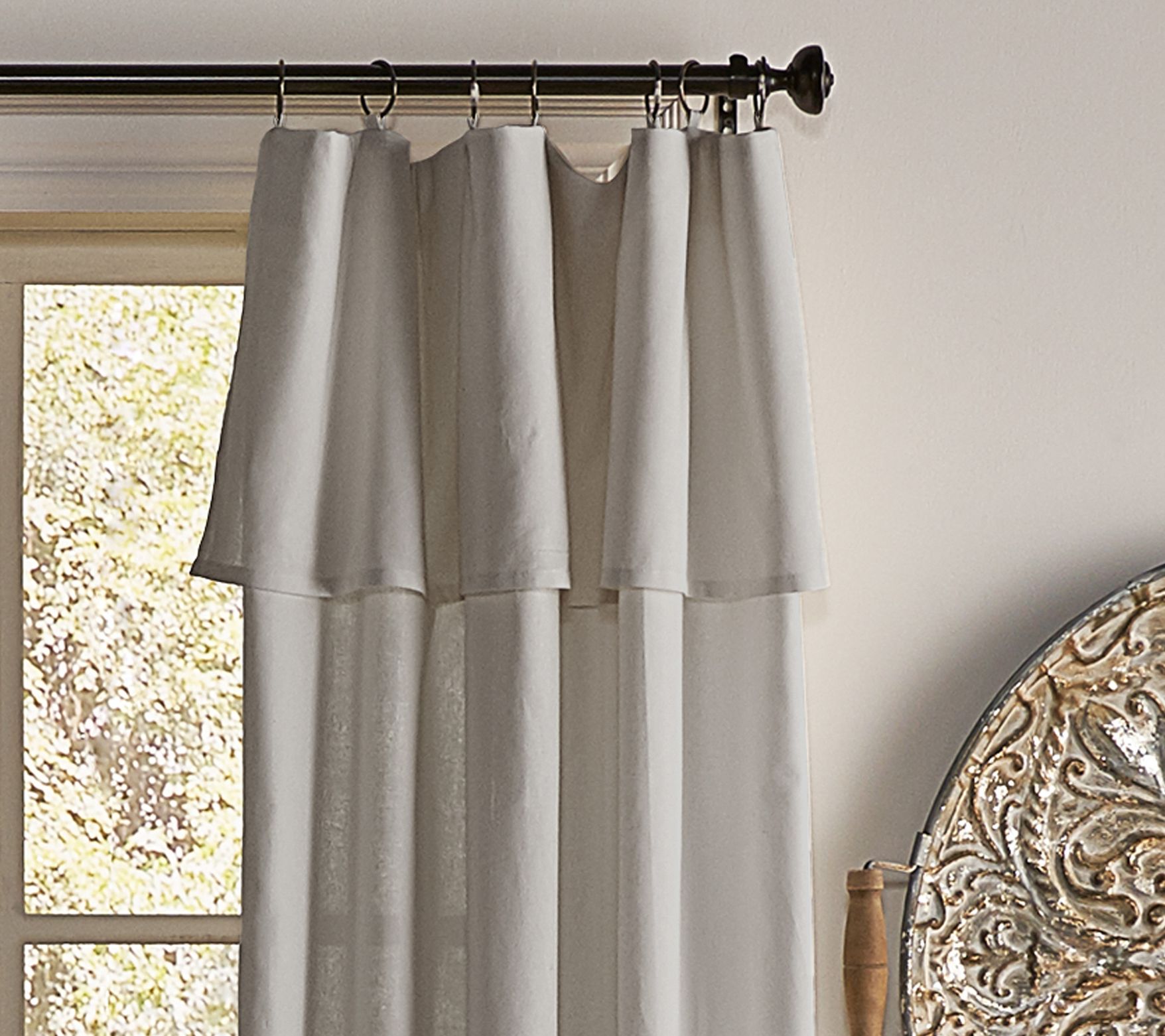 Mercantile Drop Cloth 50"W x 84"L Curtain Panel