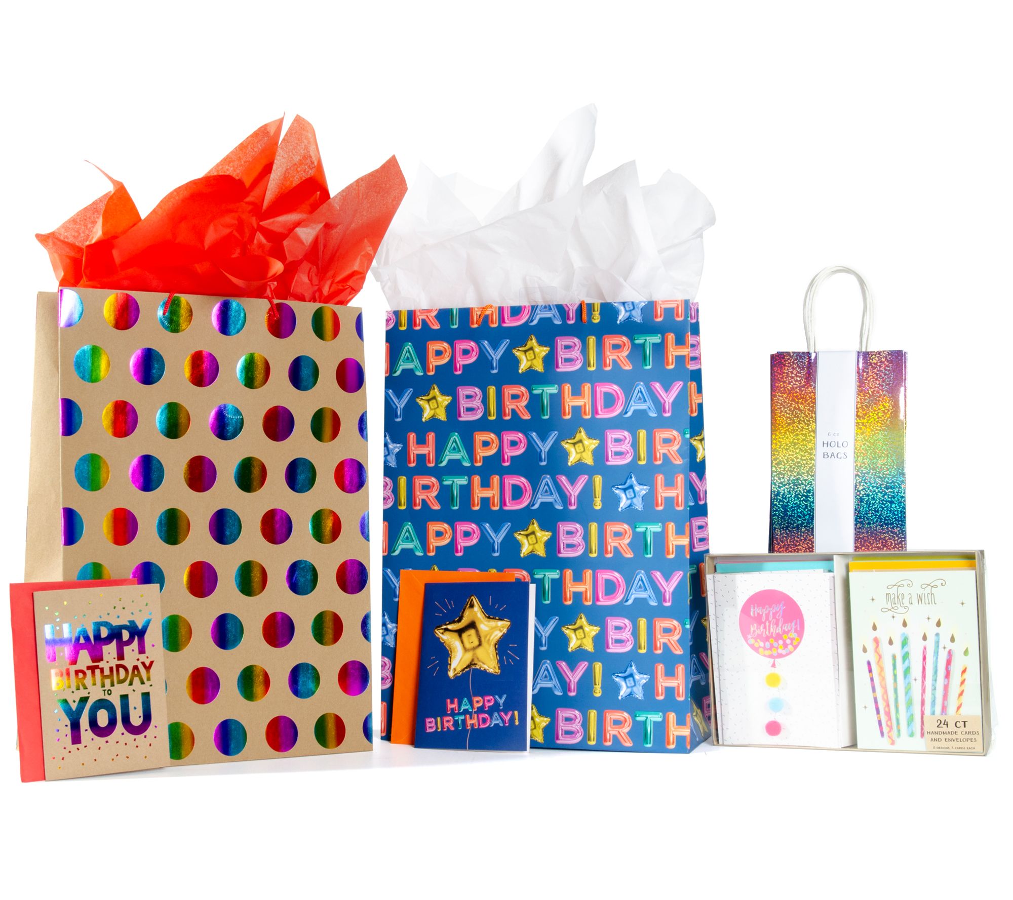 United Paper & Craft Bright Party Pack - QVC.com