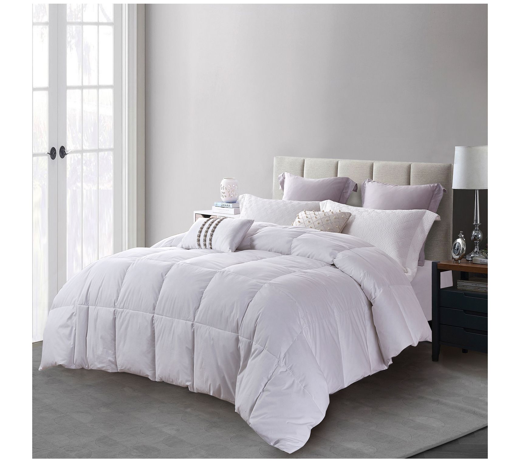 Martha Stewart White Feather and Down Fiber Comforter TW