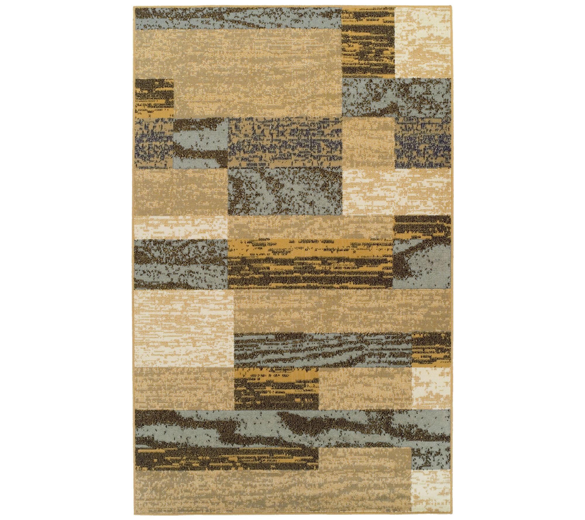 Superior Geometric Patchwork Contemporary AreaRug 5x8