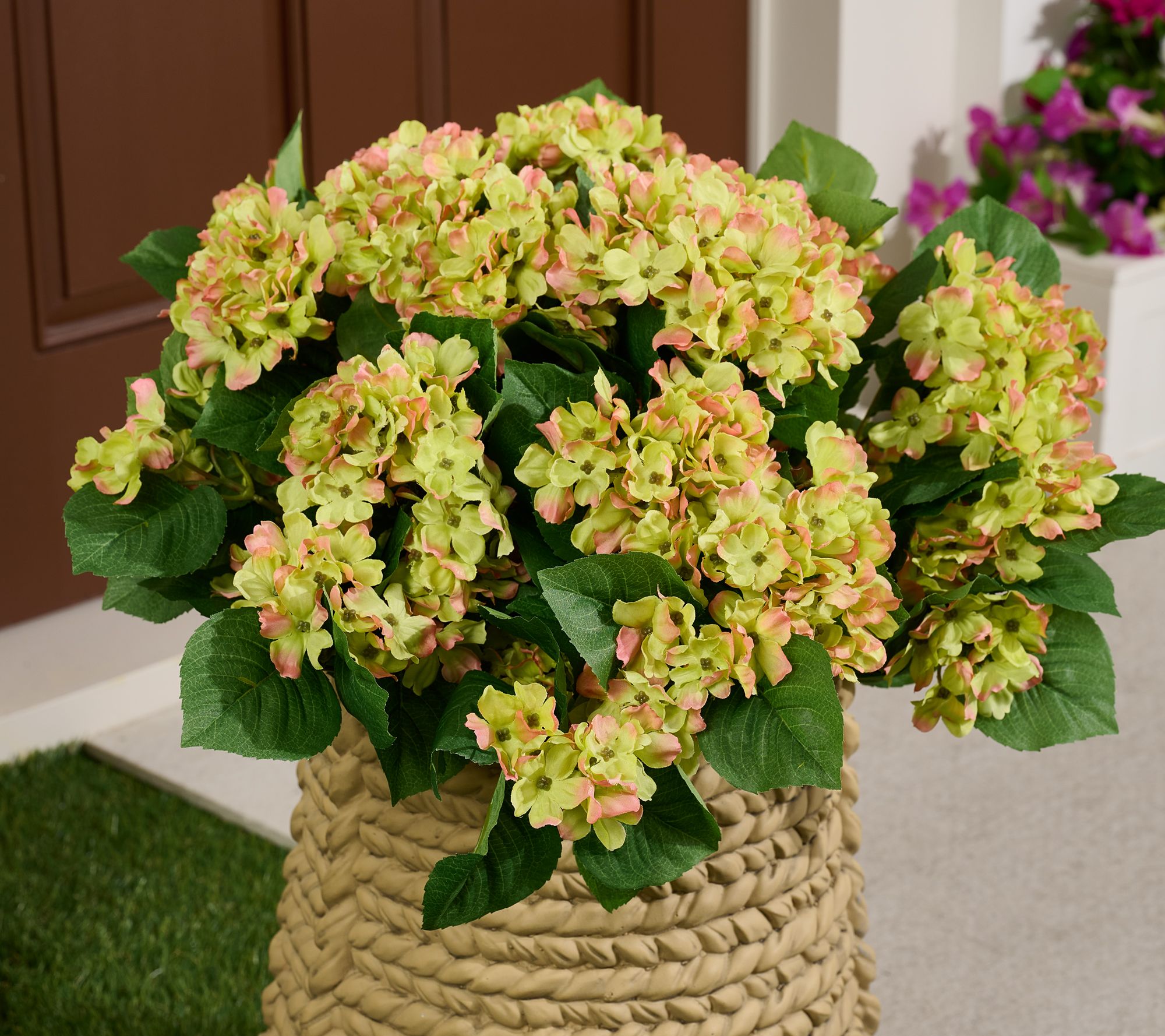 Indoor/Outdoor Hydrangea Urn Filler by Valerie