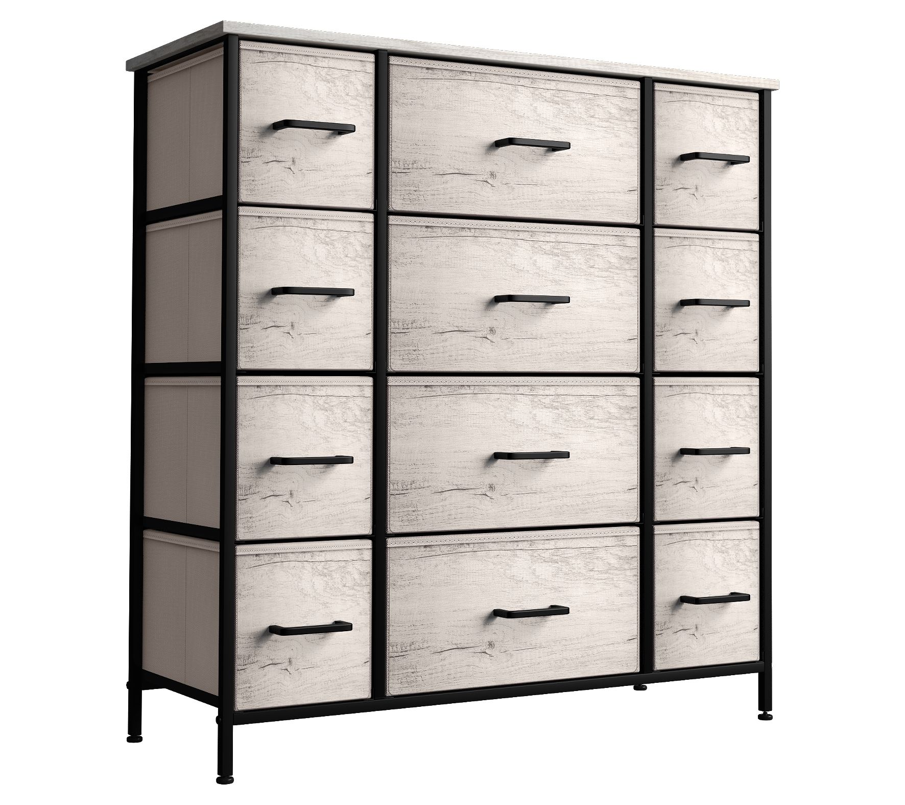 Sorbus Dresser with 12 Faux-Wood Drawers